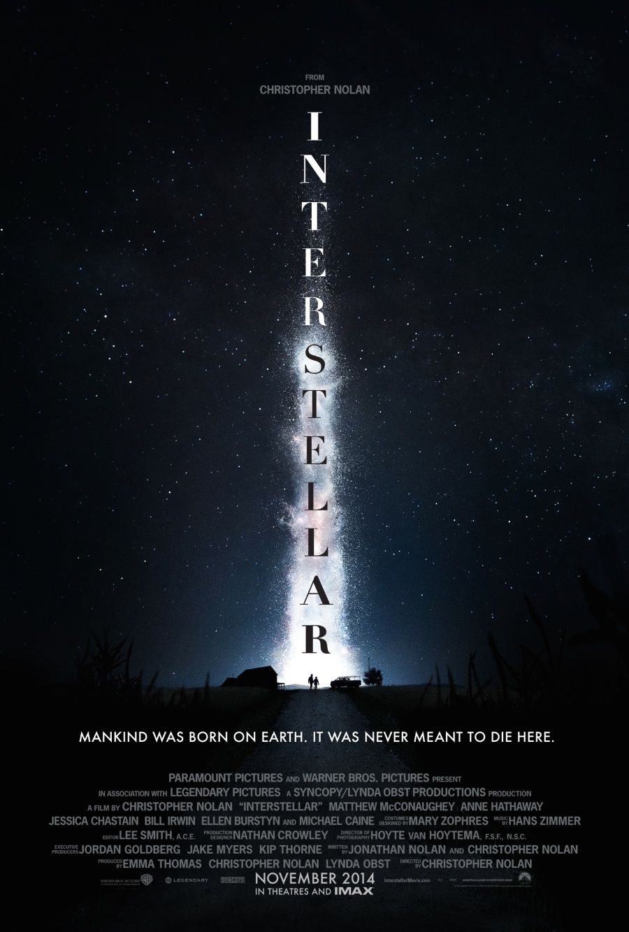 First Official Poster for Christopher Nolan&#039;s, Interstellar