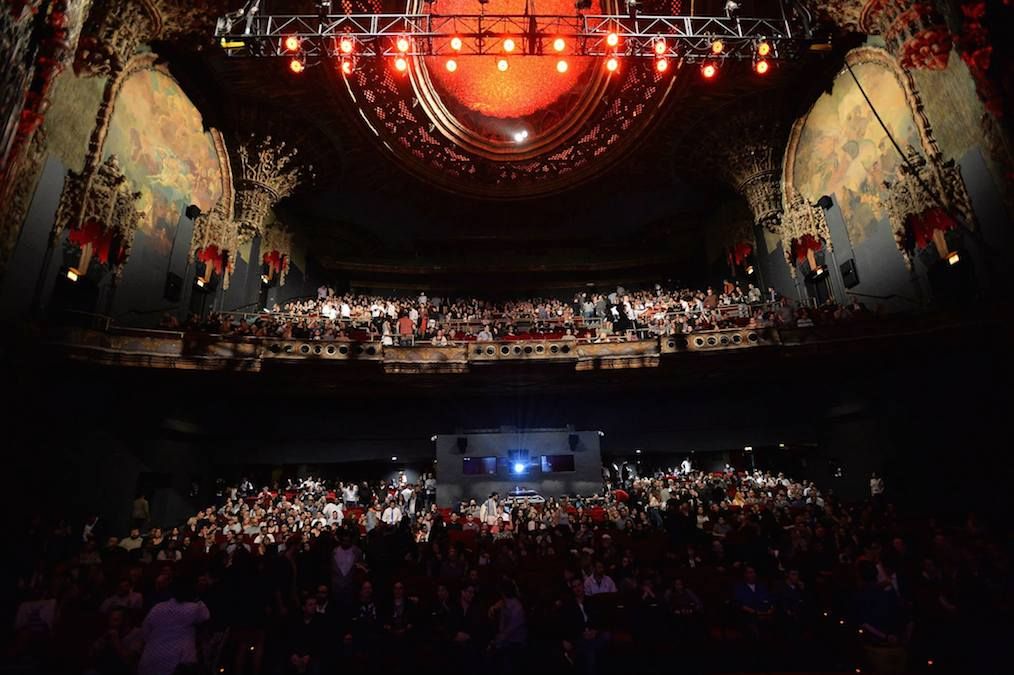 The audience ready to listen in on Tarantino&#039;s upcoming film