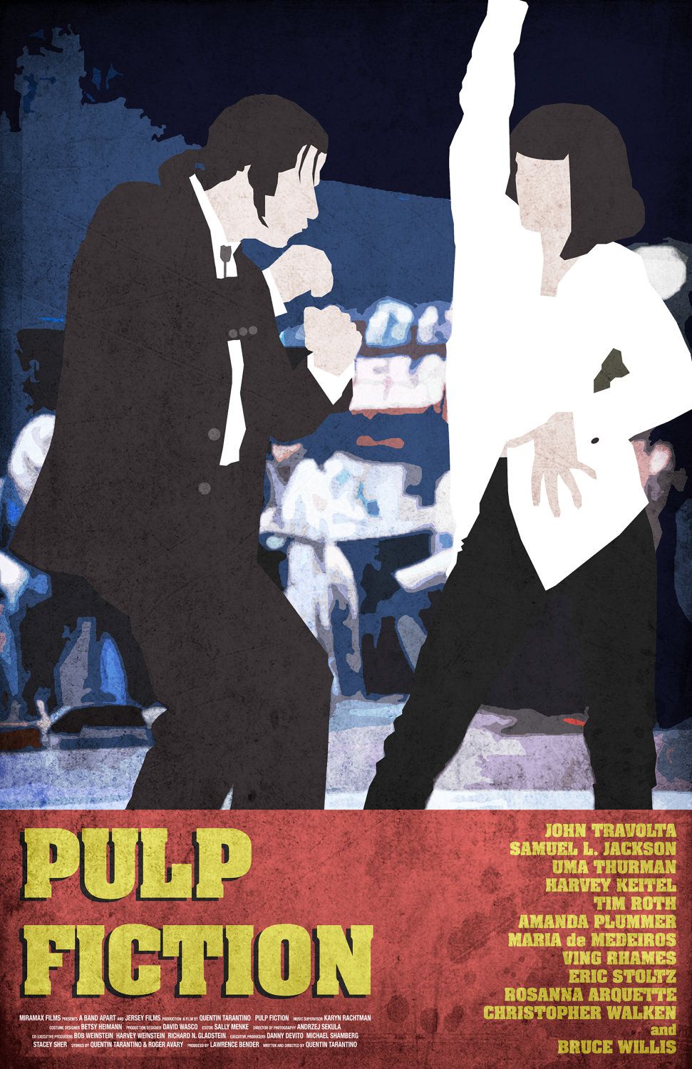 Pulp Fiction Minimal Movie Poster #7