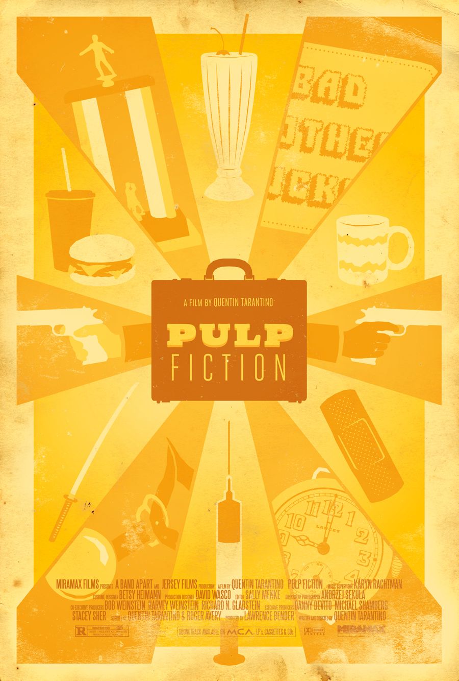 Pulp Fiction Minimal Movie Poster #9