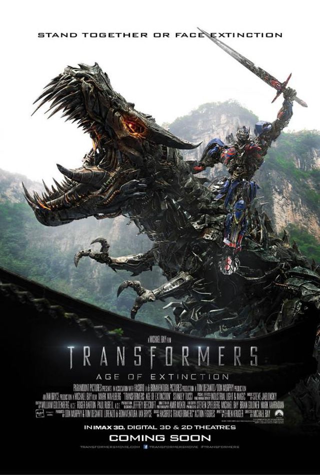 New Transformers: Age of Extinction Poster