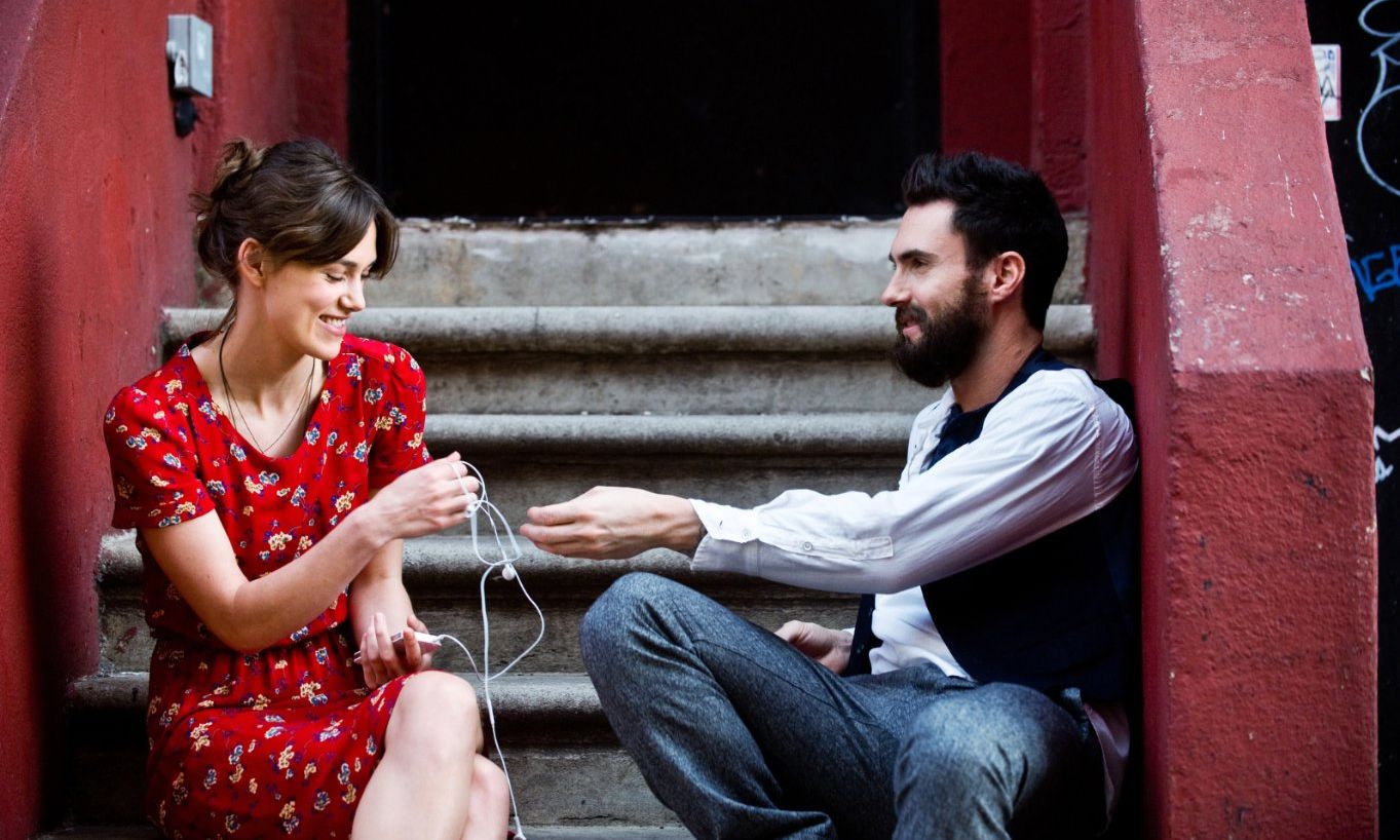 Keira Knightley and Adam Levine in Begin Again