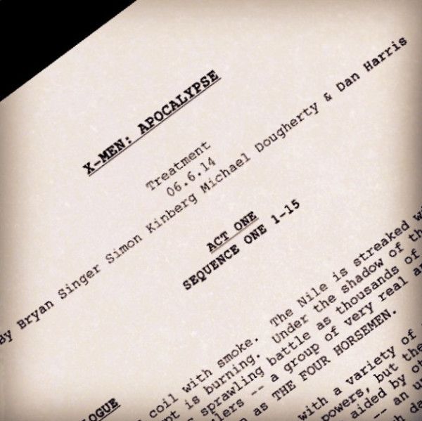 Bryan Singer posts image of X-Men: Apocalypse treatment