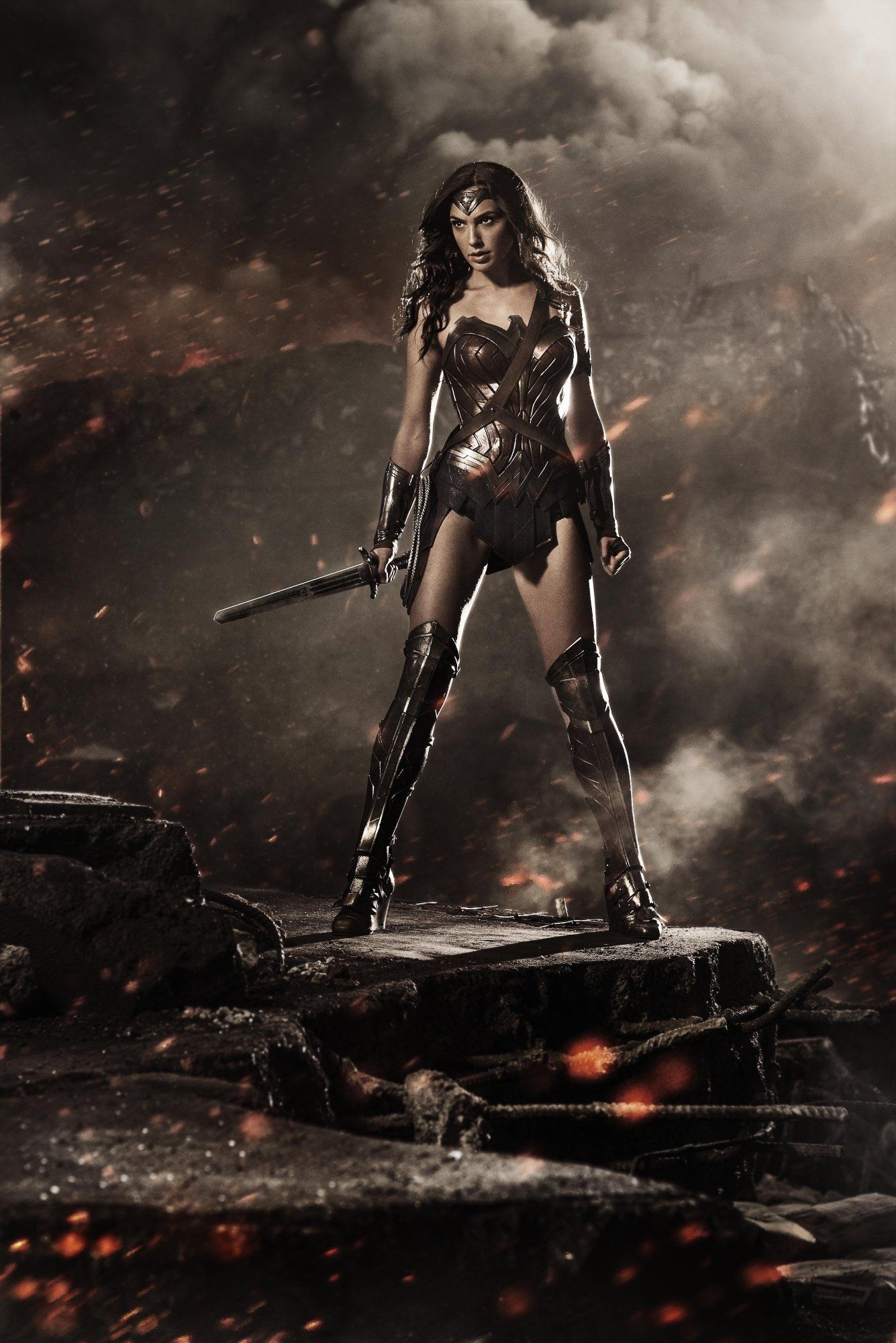 First look at Wonder Women from the upcoming Batman v. Superman: Dawn of Justice that will be directed by Zack Snyder