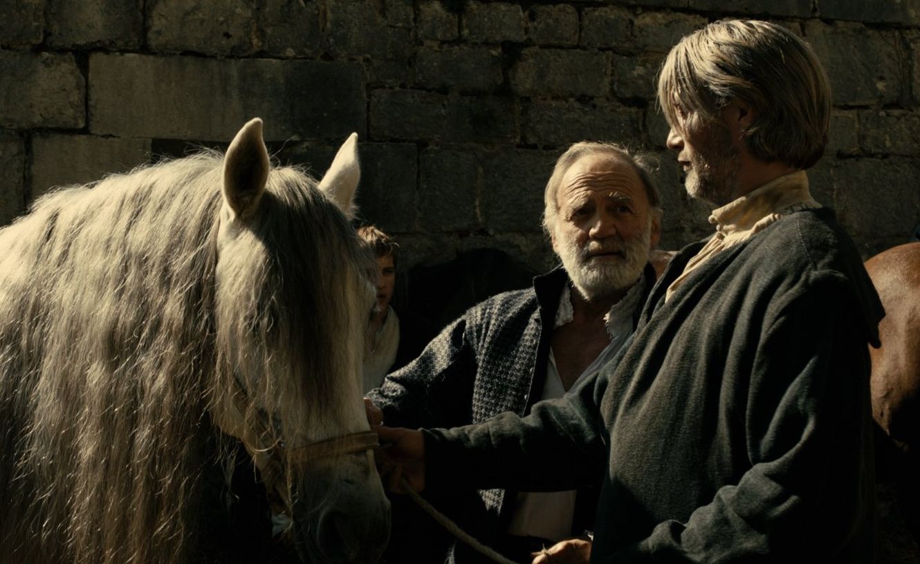 Bruno Ganz and Mads Mikkelsen in Michael Kohlhaas