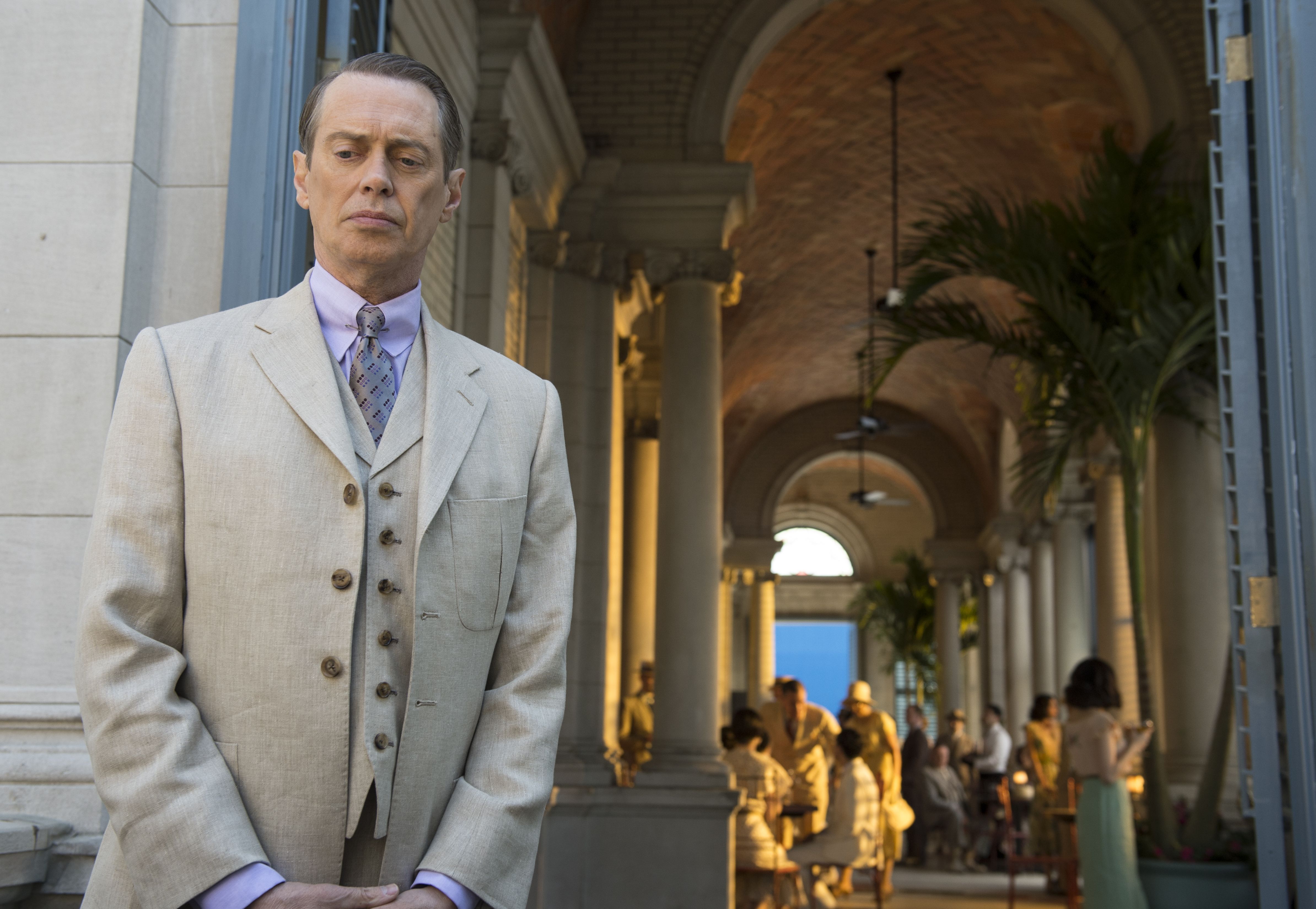 Steve Buscemi as Nucky in the final season of Boardwalk Empi