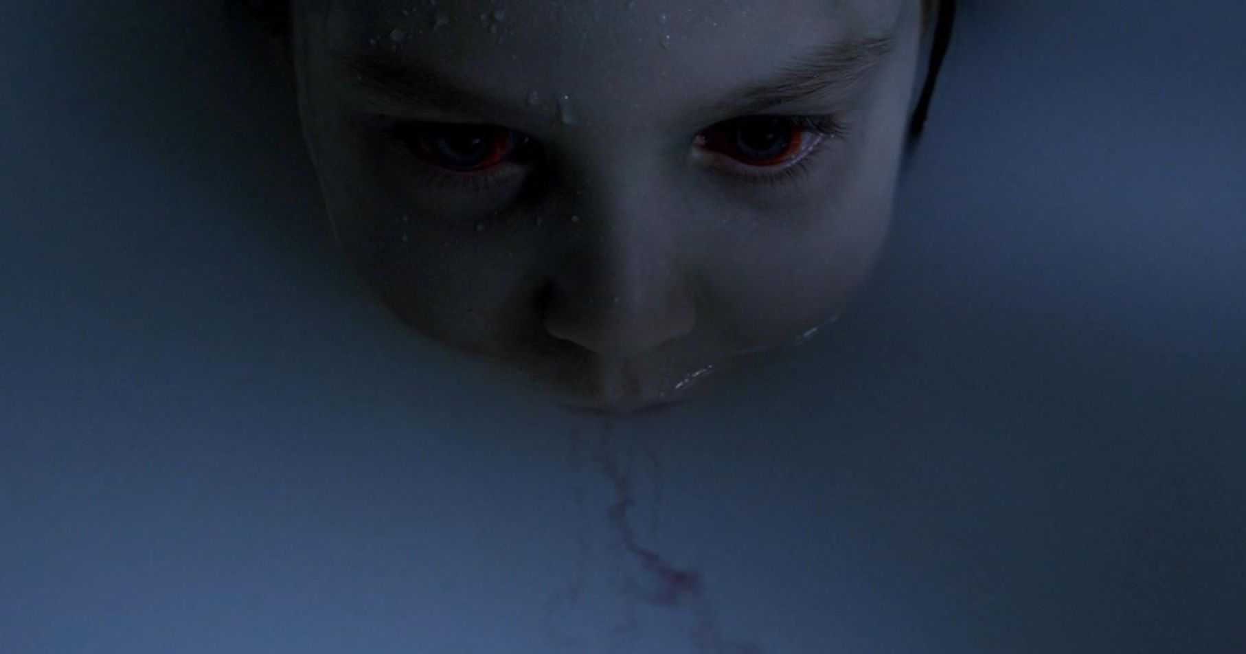 Scary little strigoi in the bathtub. The Strain