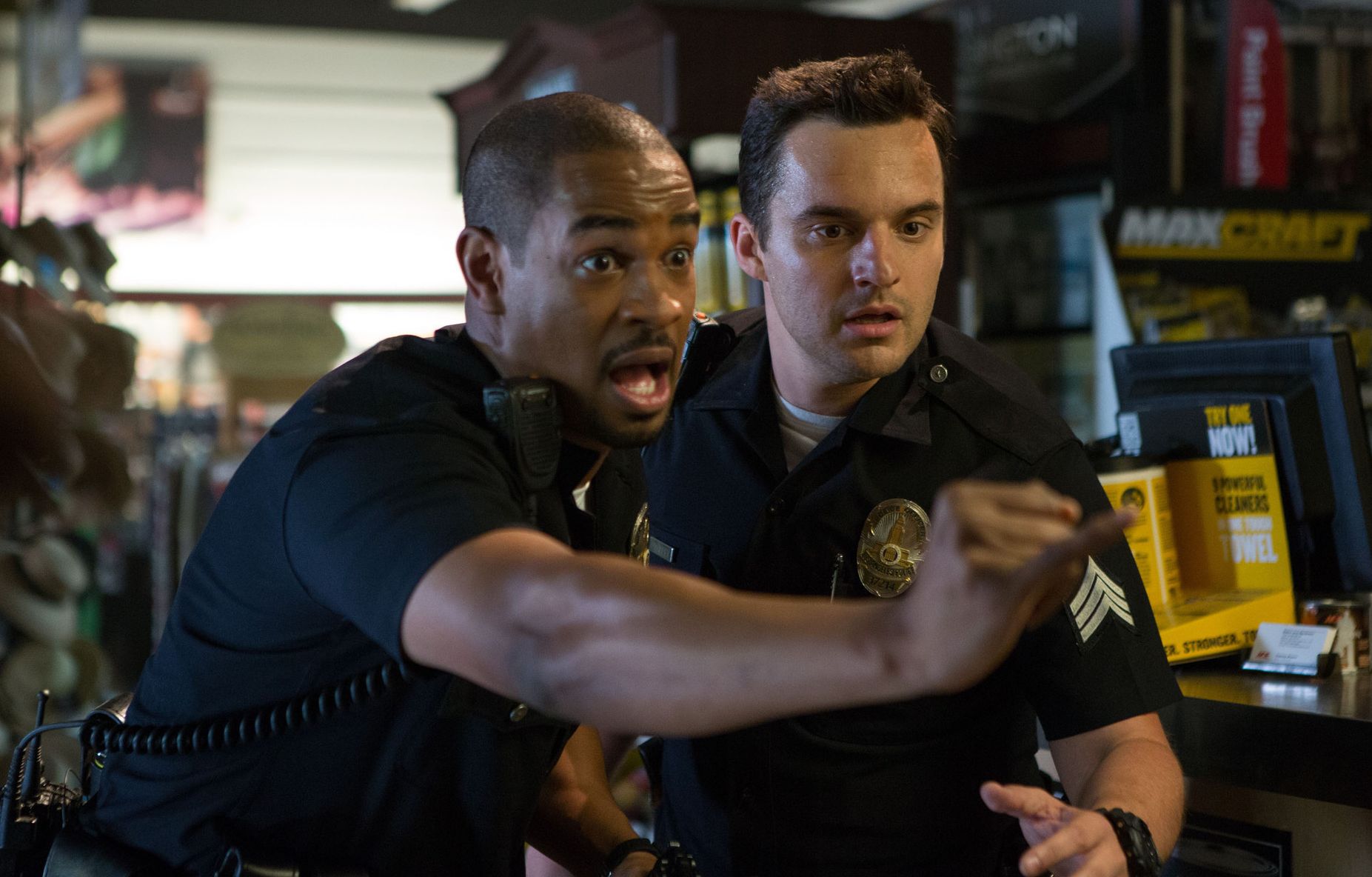 Damon Wayans Jr. pinky swear. Let's Be Cops