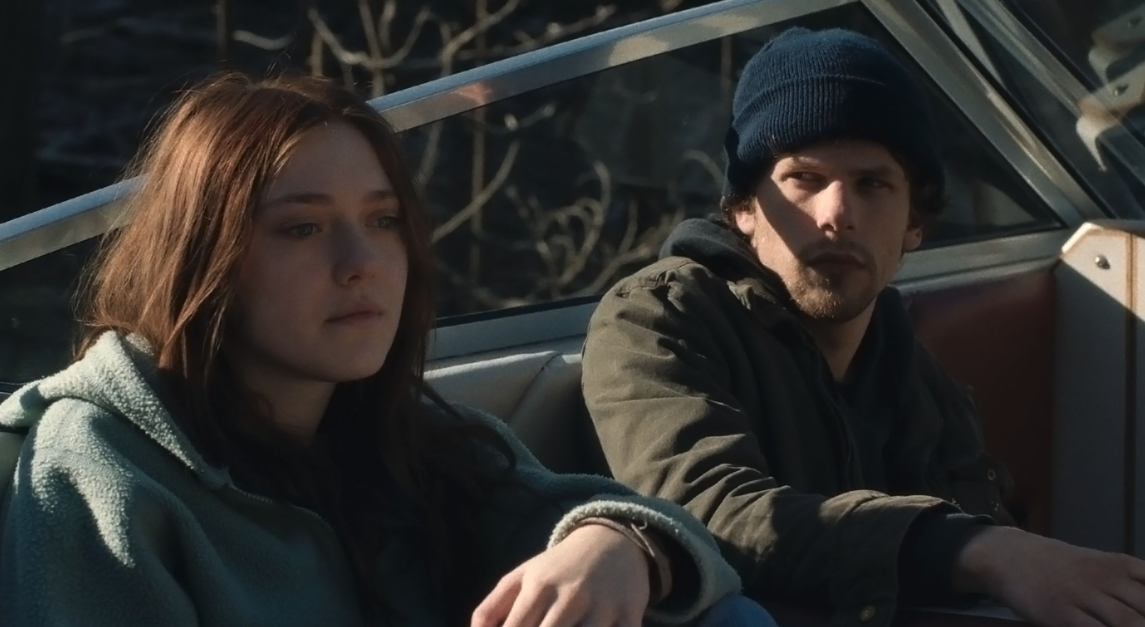 Dakota Fanning and Jesse Eisenberg in Night Moves