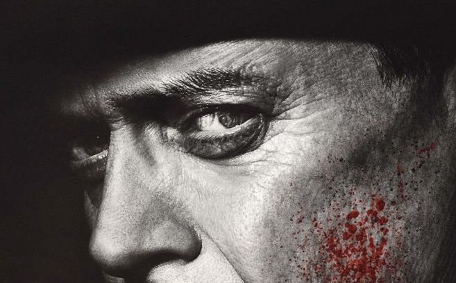 Nucky, bloody face, final season poster