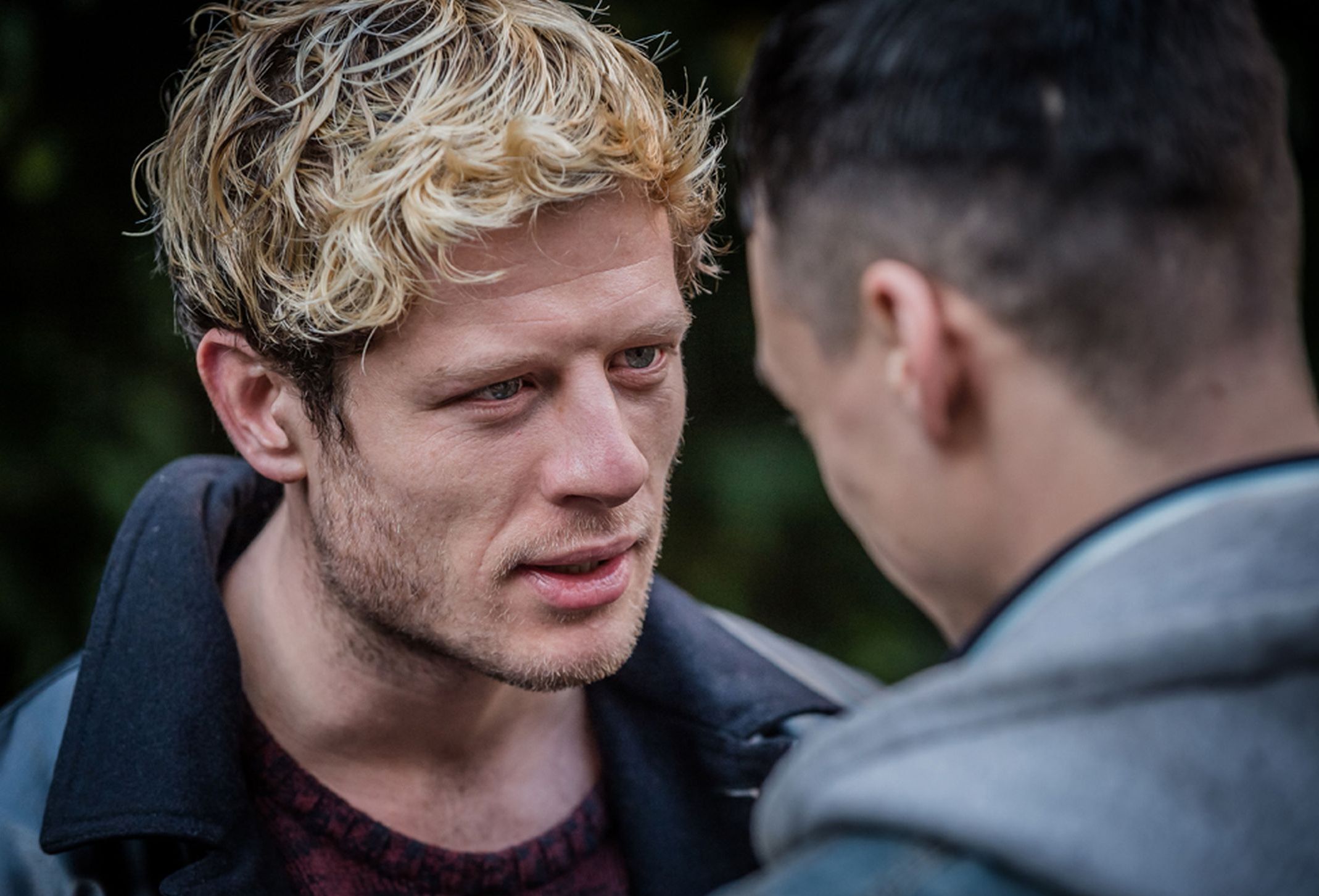 Adam Long and James Norton as the kidnappers in Happy Valley