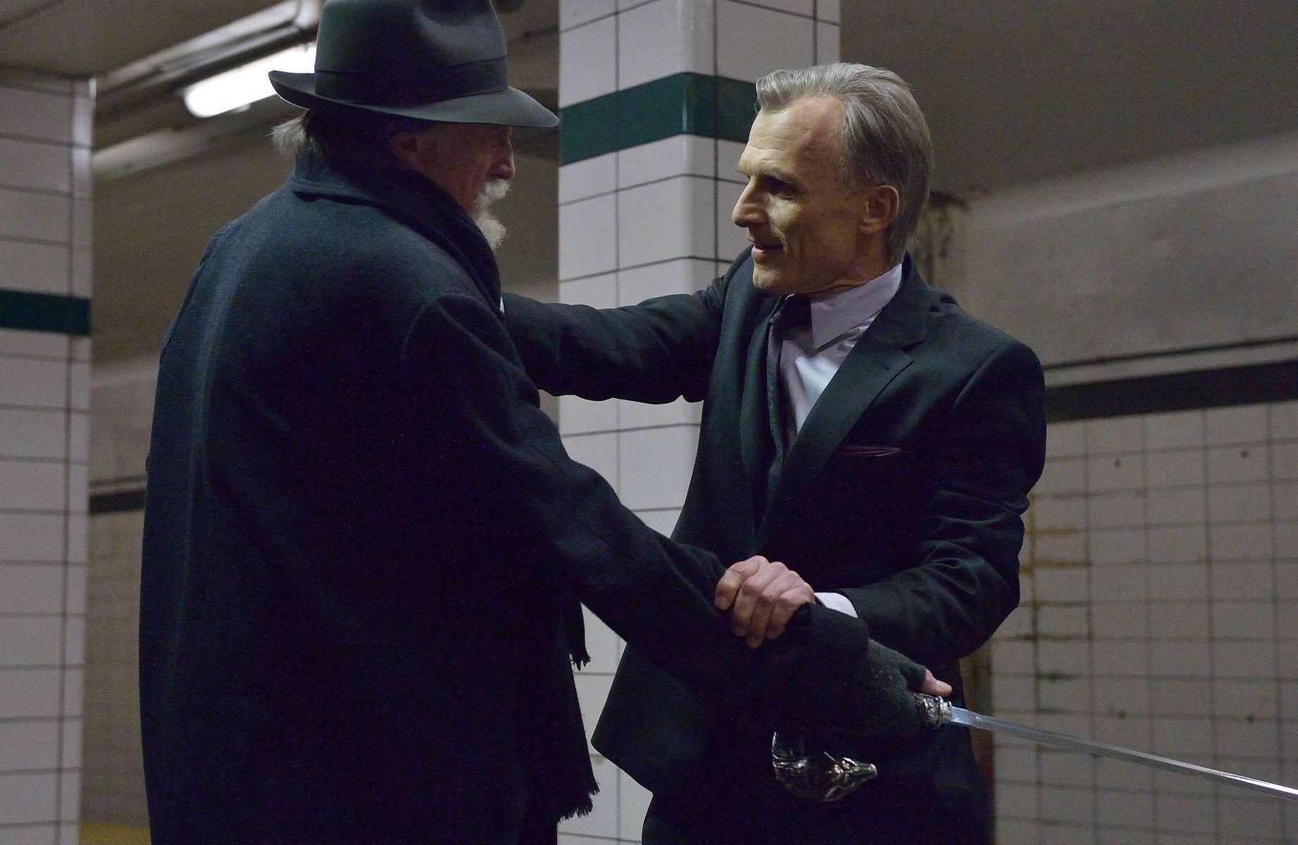 Setrakian and the german vampire fight in The Strain