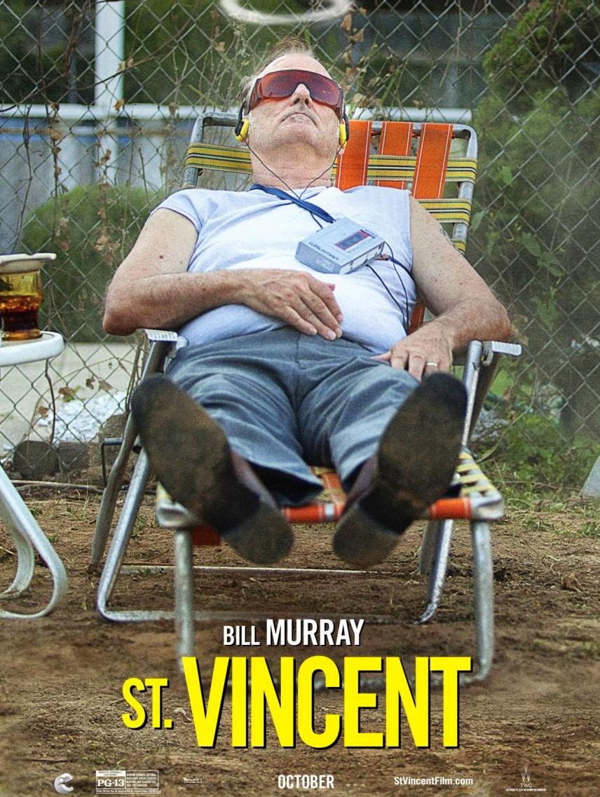 Bill Murray as Vincent character poster