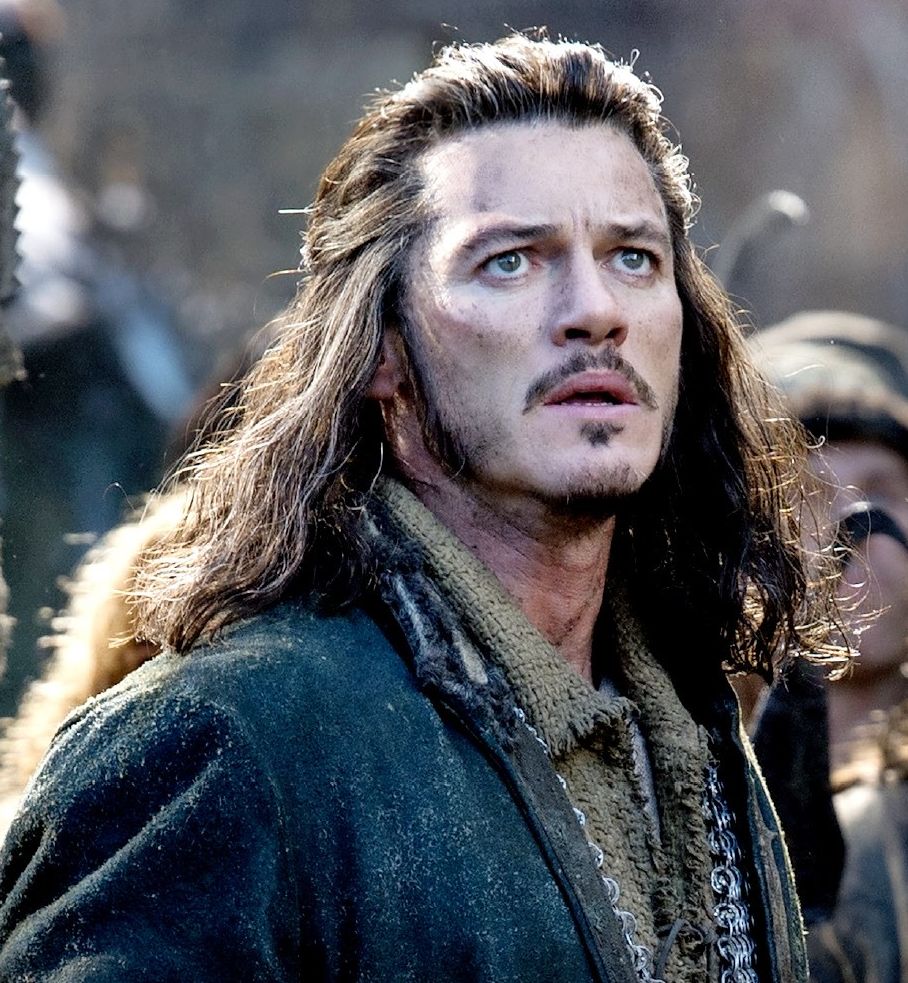 Close-up of Luke Evans as Bard the Bowman