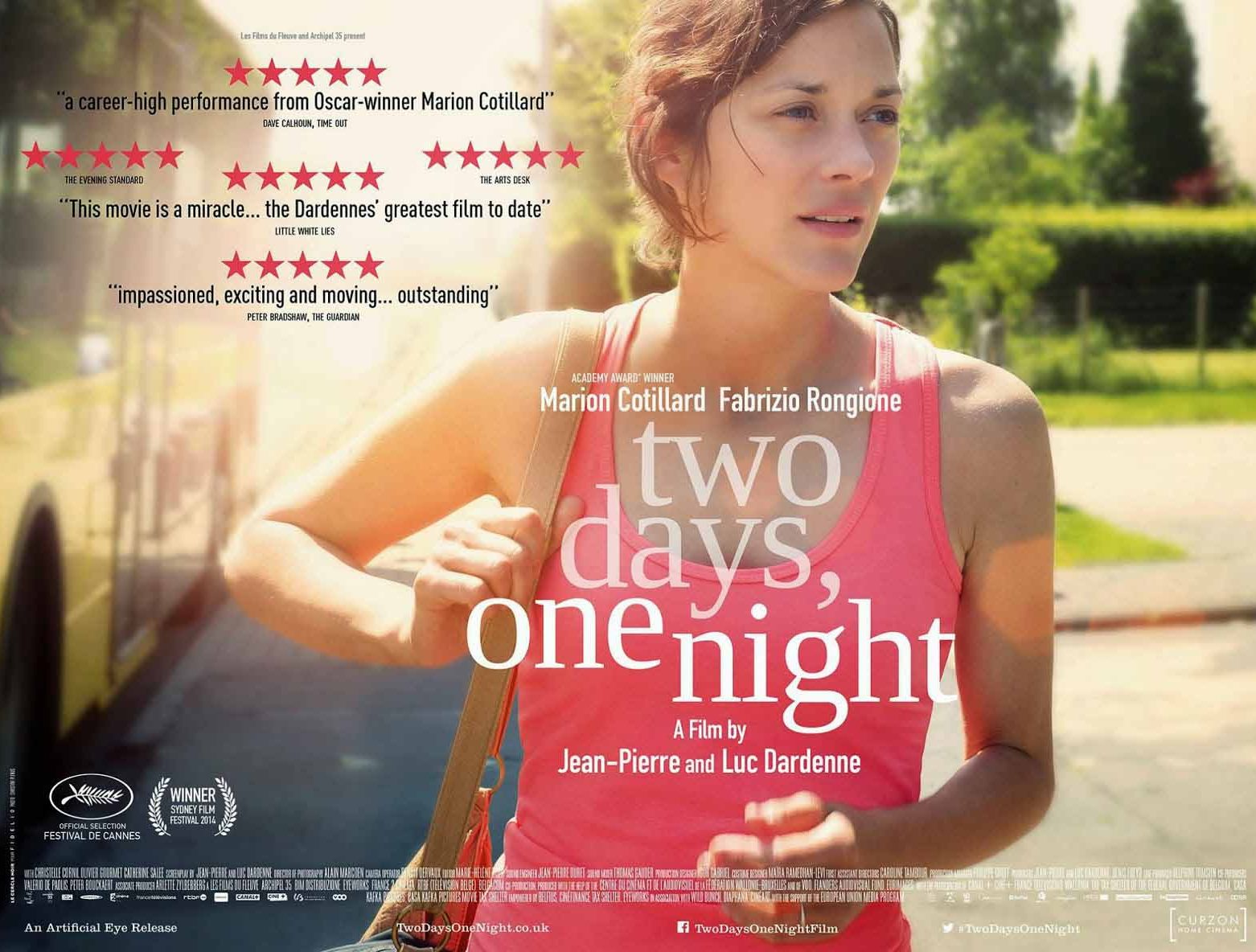 two days, one night promo banner