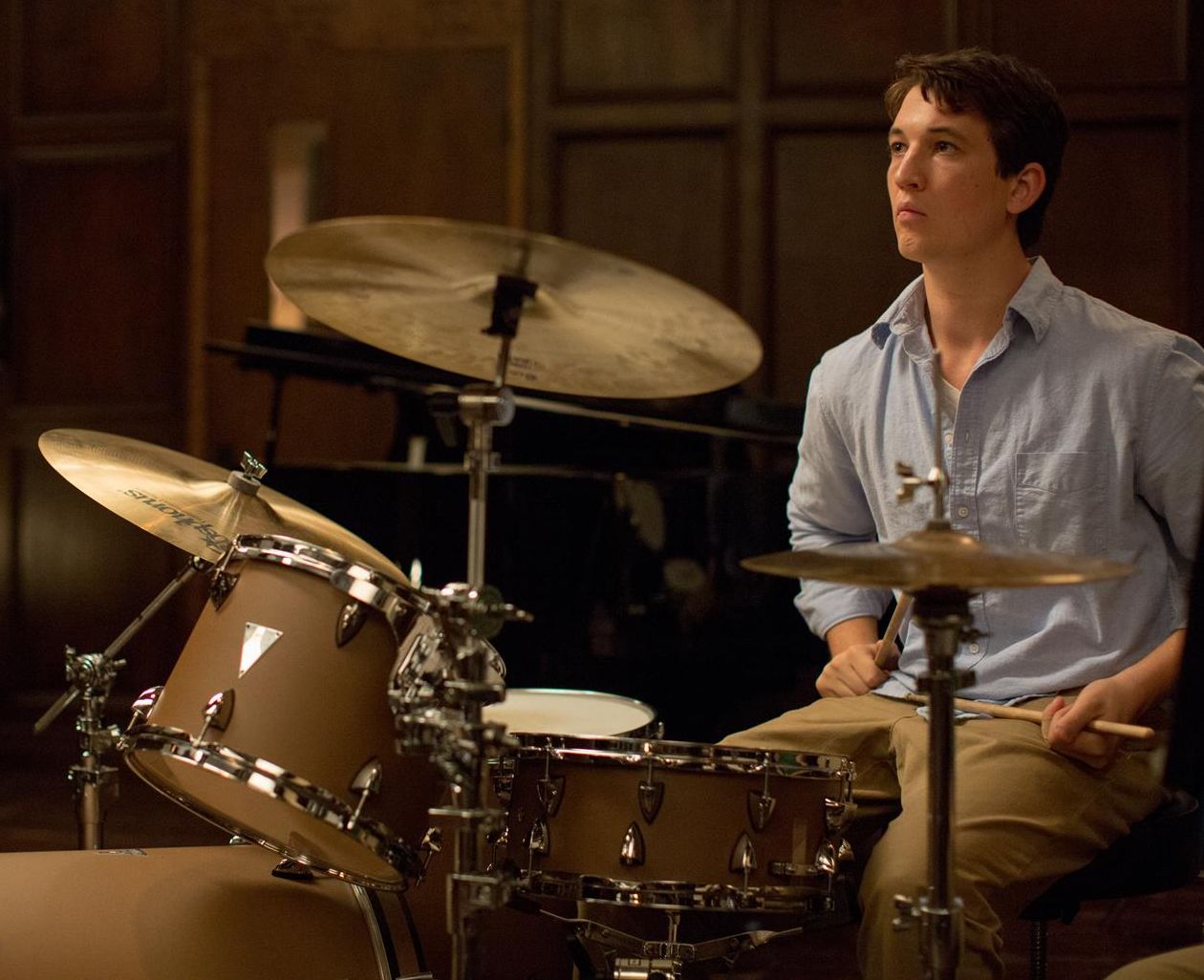 Miles Teller as Andrew Neyman in Whiplash