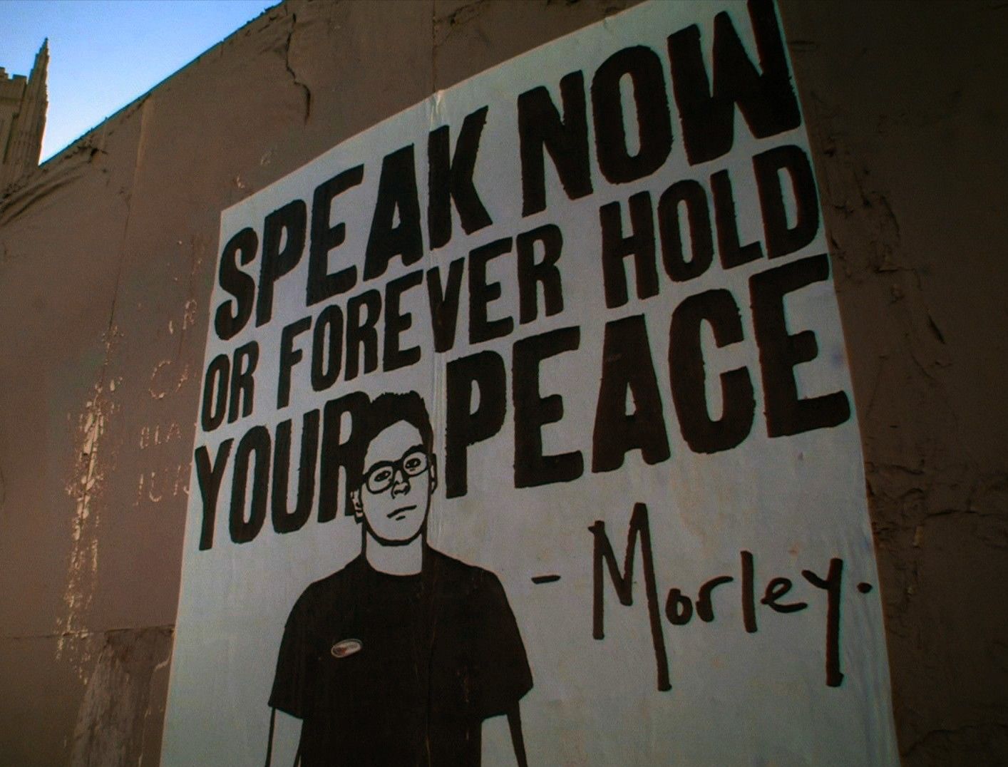 Speak Now or Forever Hold Your Peace poster - Morley