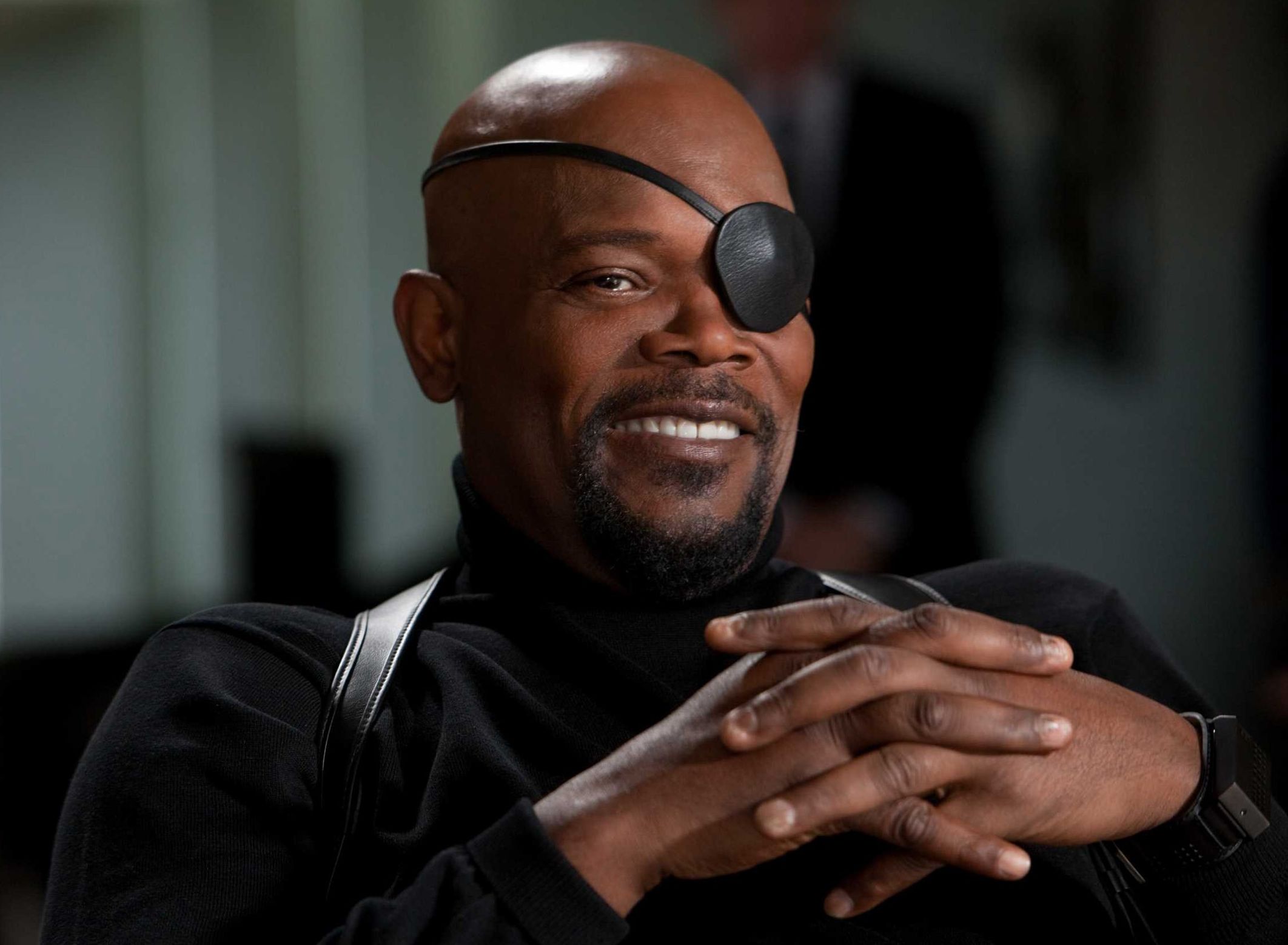 Nick Fury having a laugh