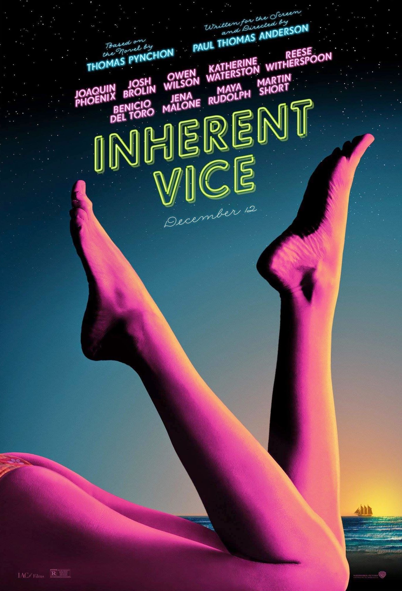 Inherent Vice legs poster