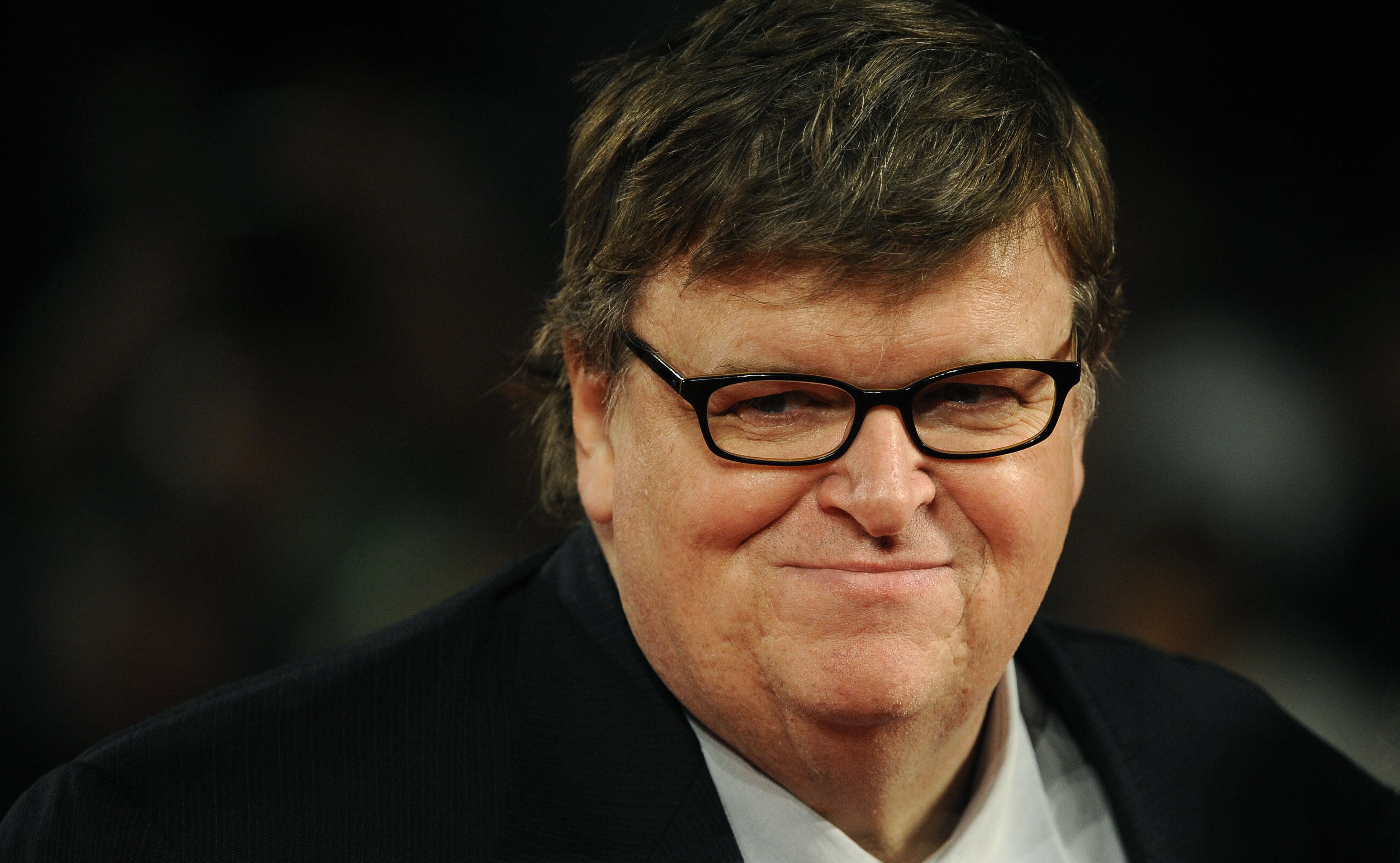 Controversial documentary filmmaker Michael Moore