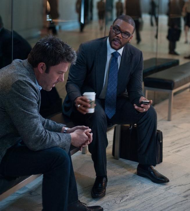 Ben Affleck and Tyler Perry in Gone Girl