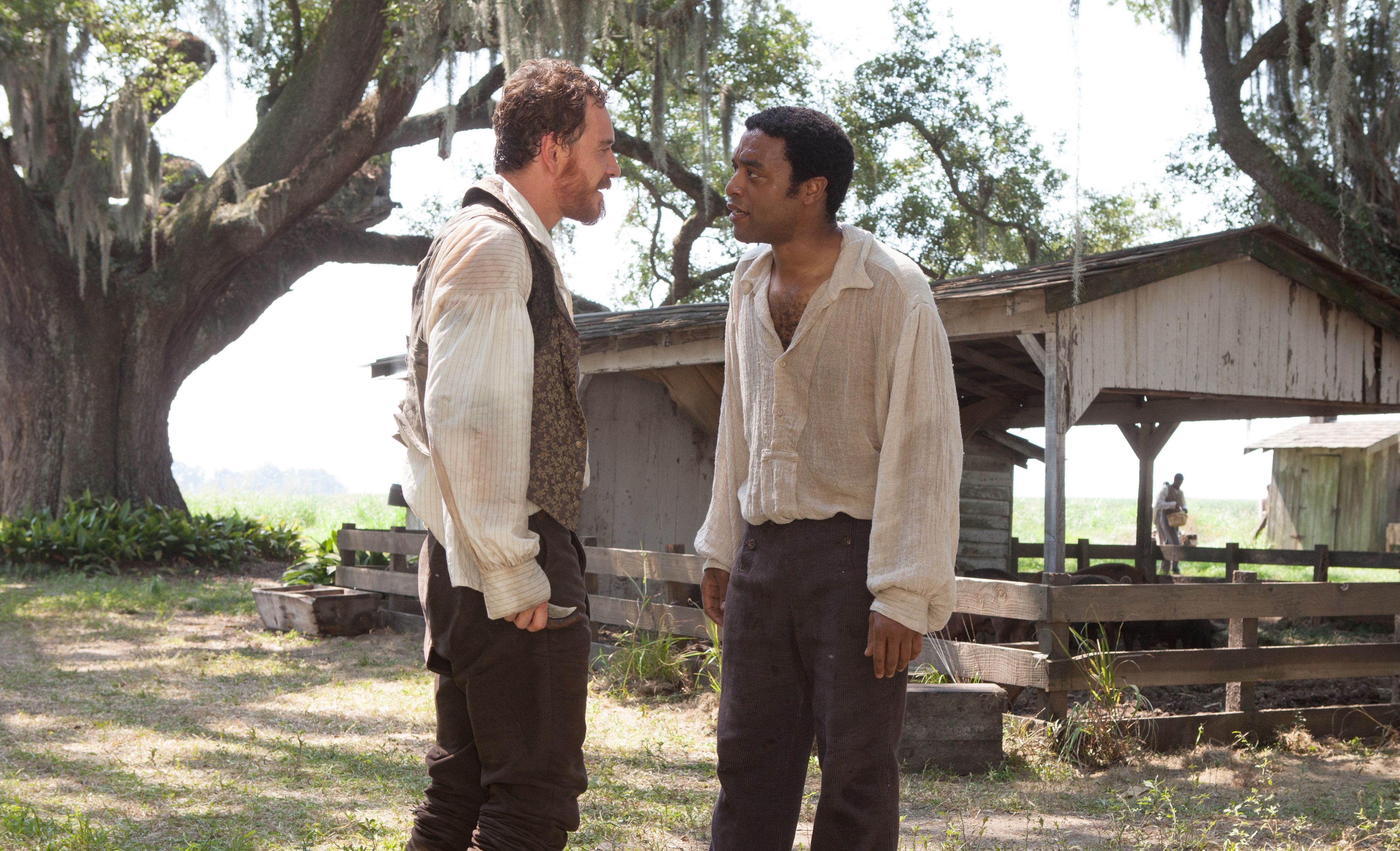 Edwin Epps and Solomon Northup having an argument in 12 Year