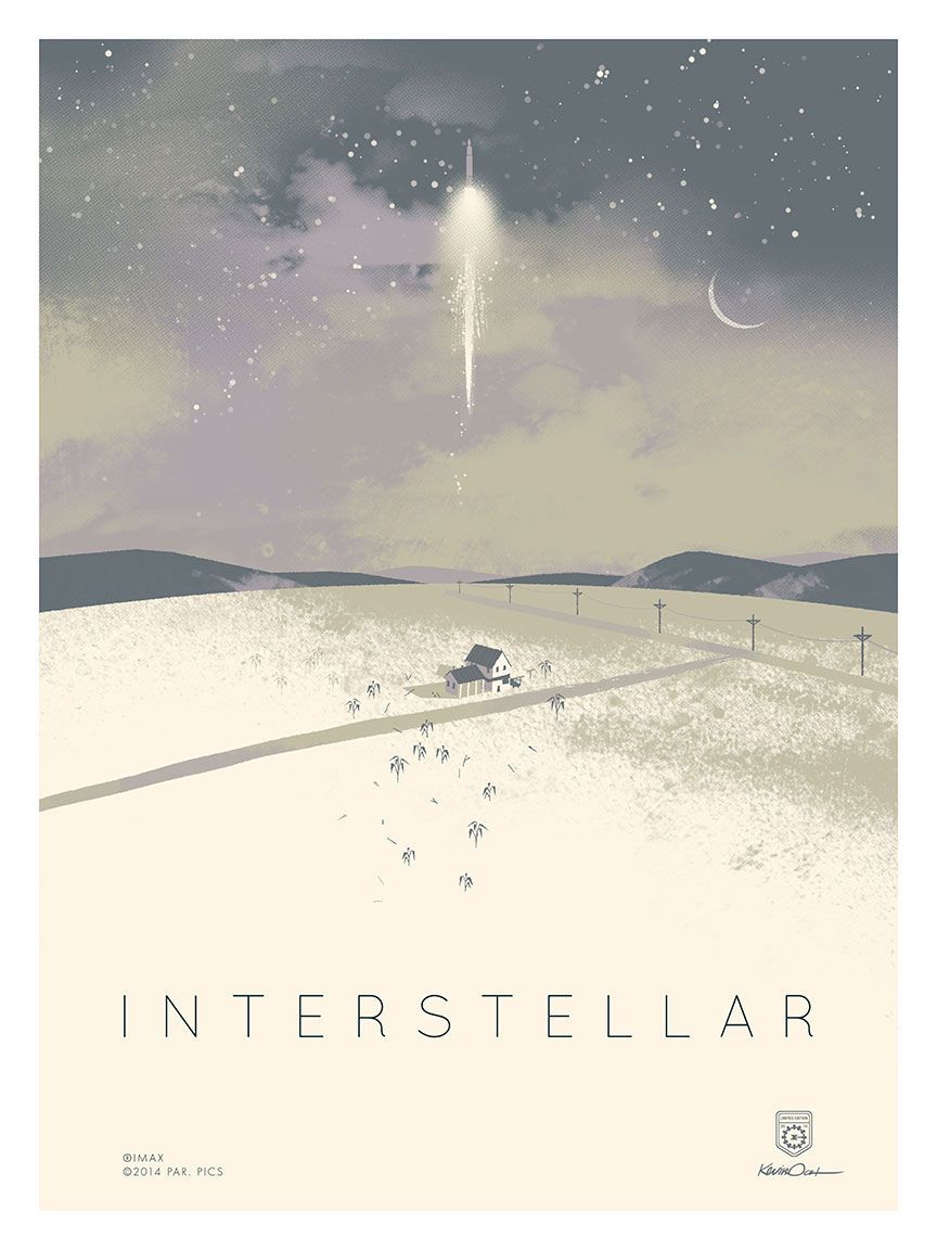 Custom Designed IMAX Poster for Interstellar