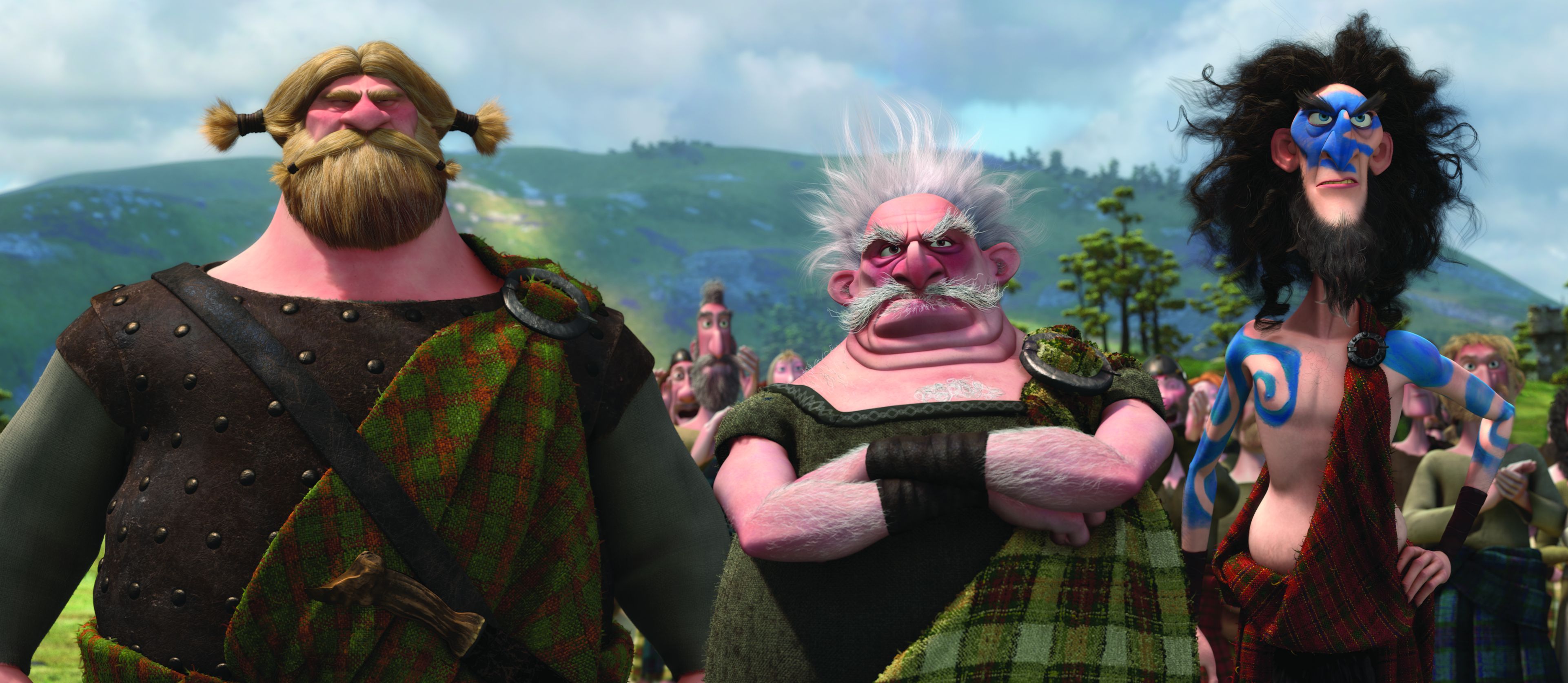 Lord MacGuffin, Lord Dingwall and Lord Macintosh in Brave