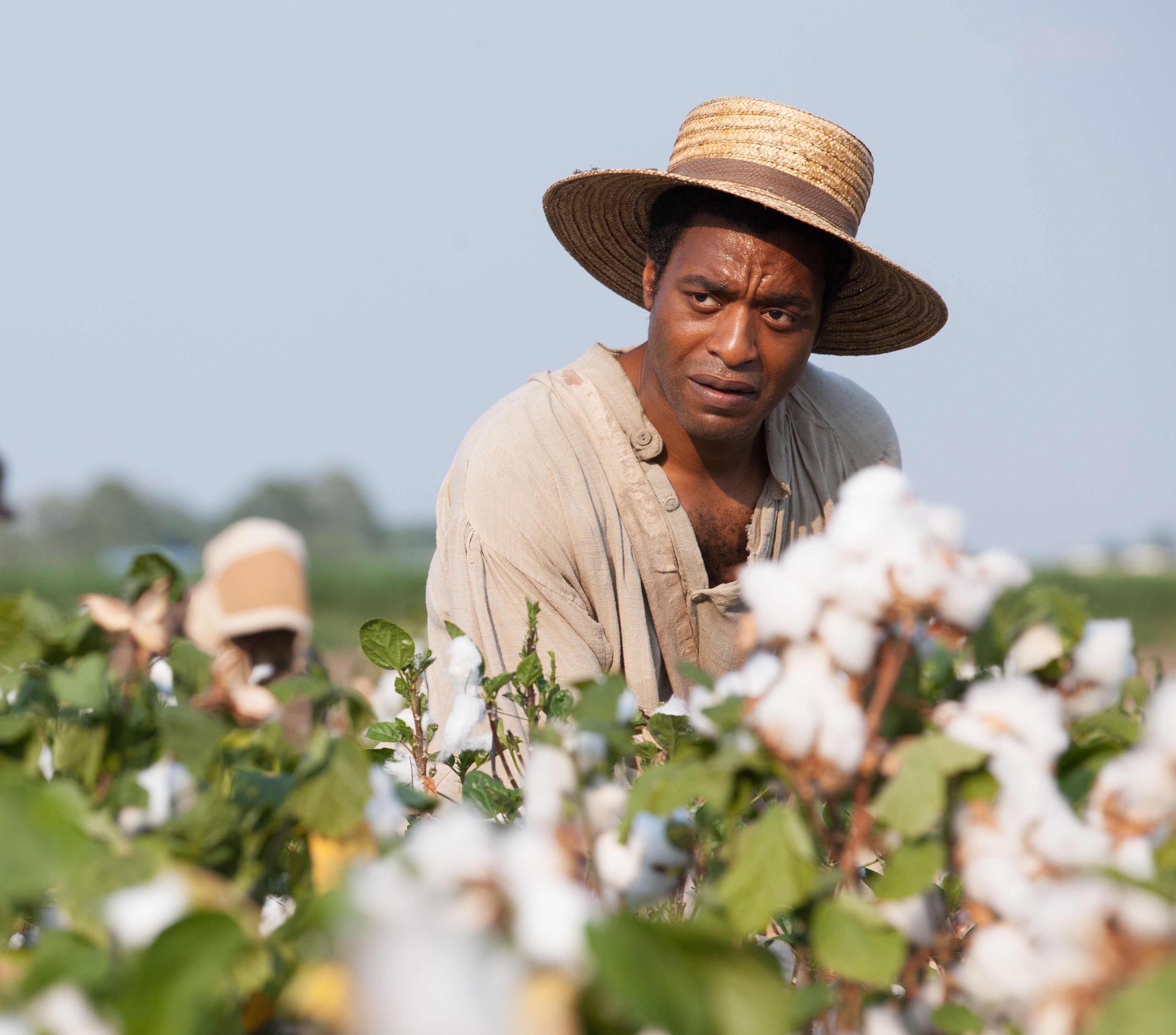 Solomon Northup working on the cotton field