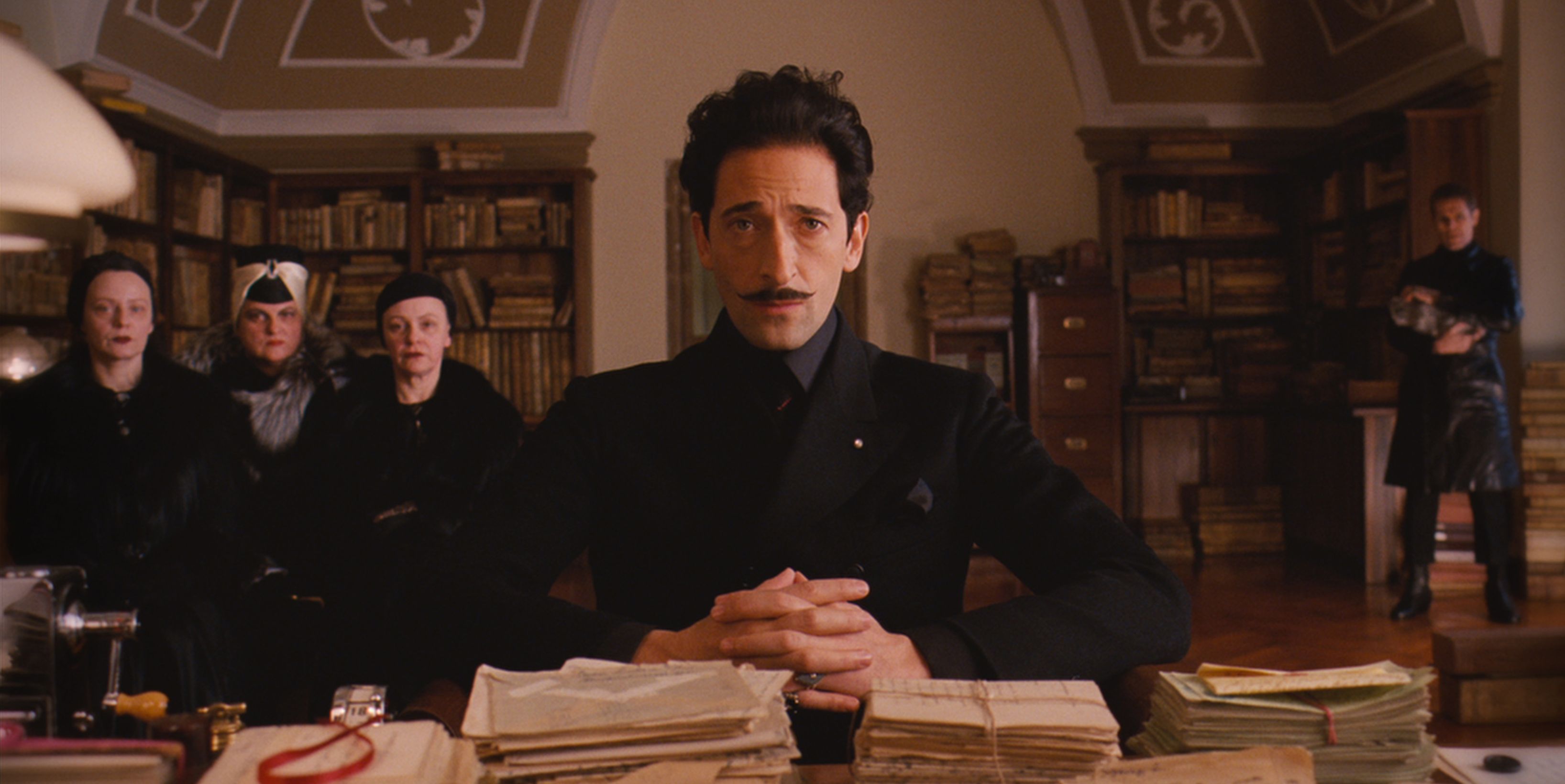 Adrien Brody as Dmitri in The Grand Budapest Hotel