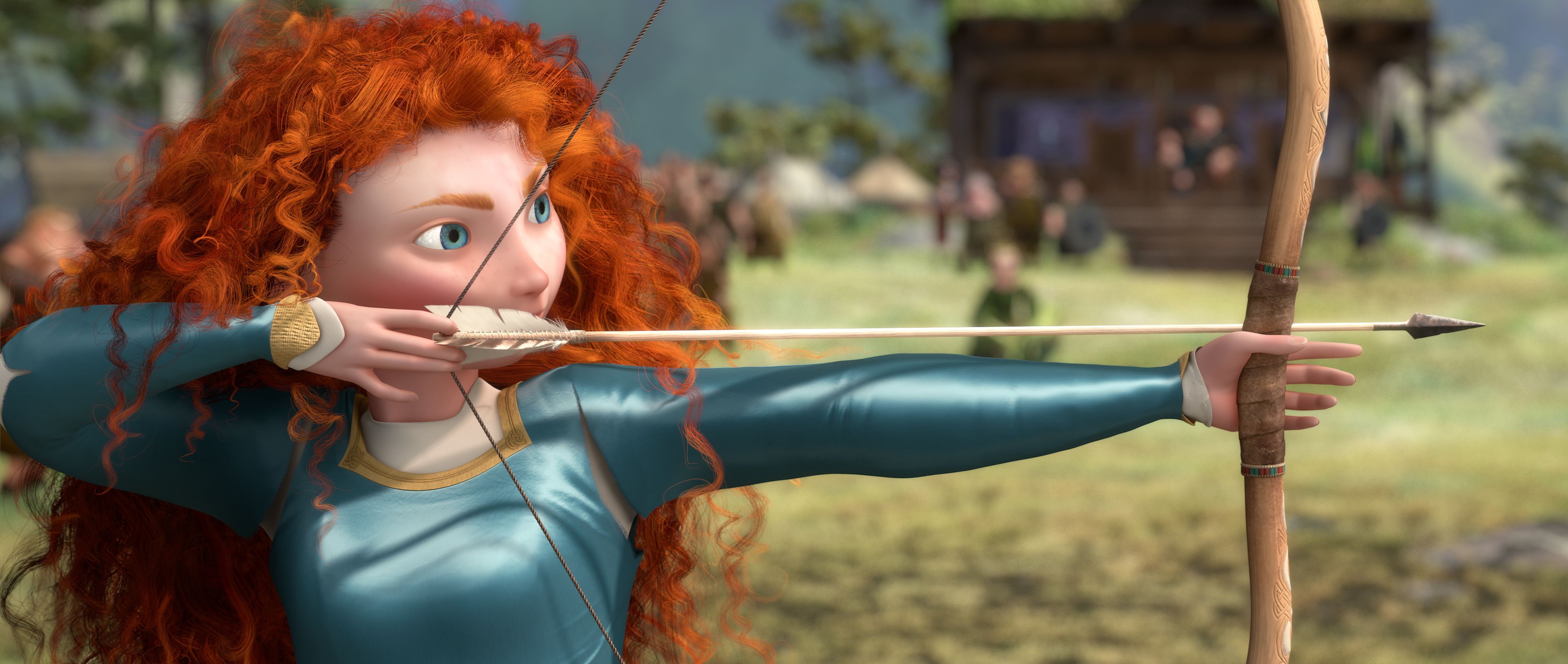 Merida aims, Brave