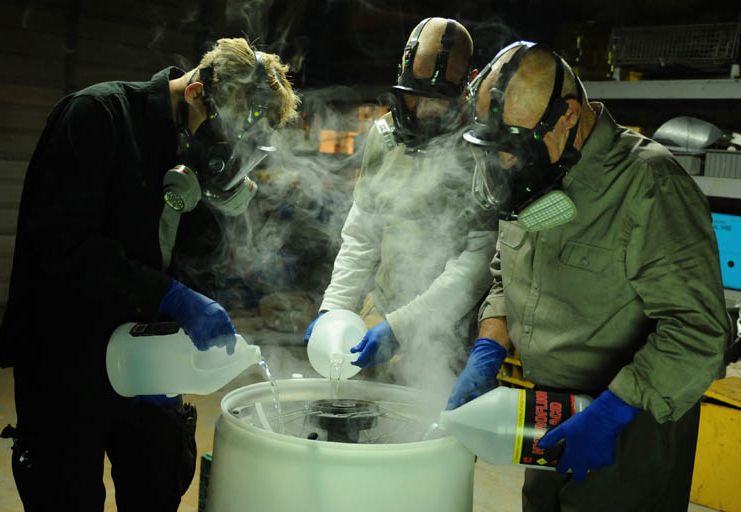 Working with chemicals in Breaking Bad
