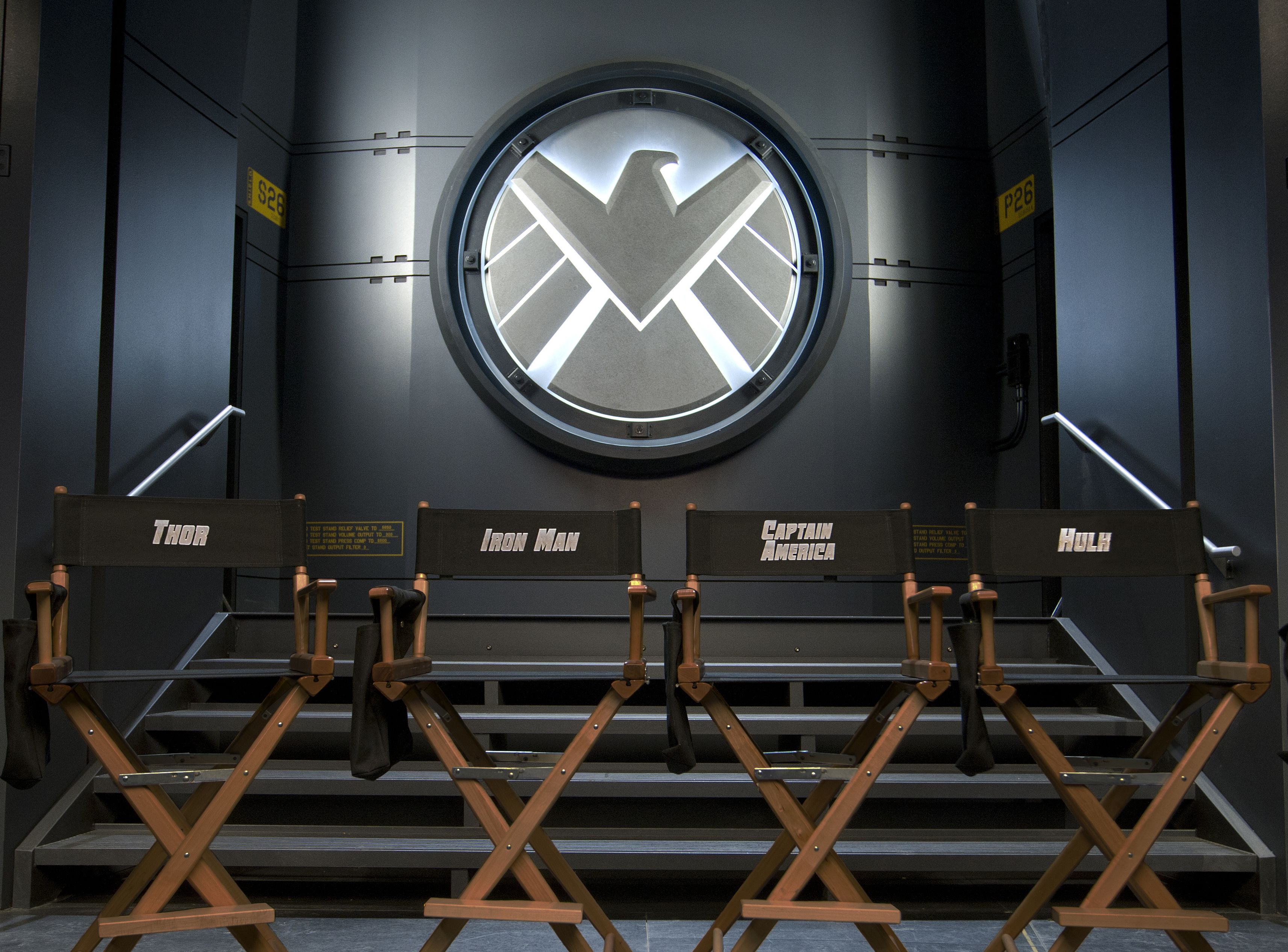 The Avengers and directors&#039; chairs