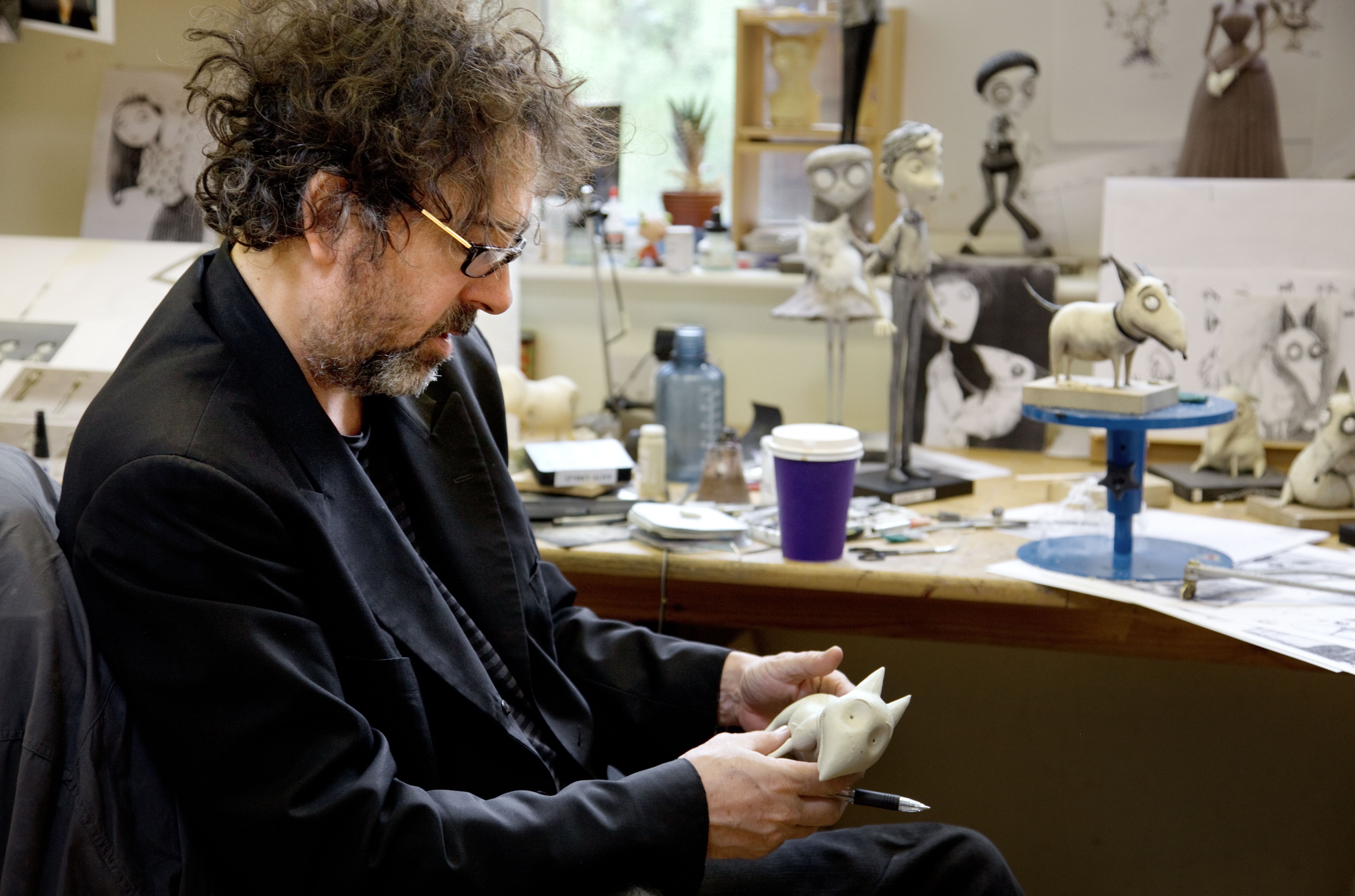  Tim Burton behind the scenes - Frankenweenie