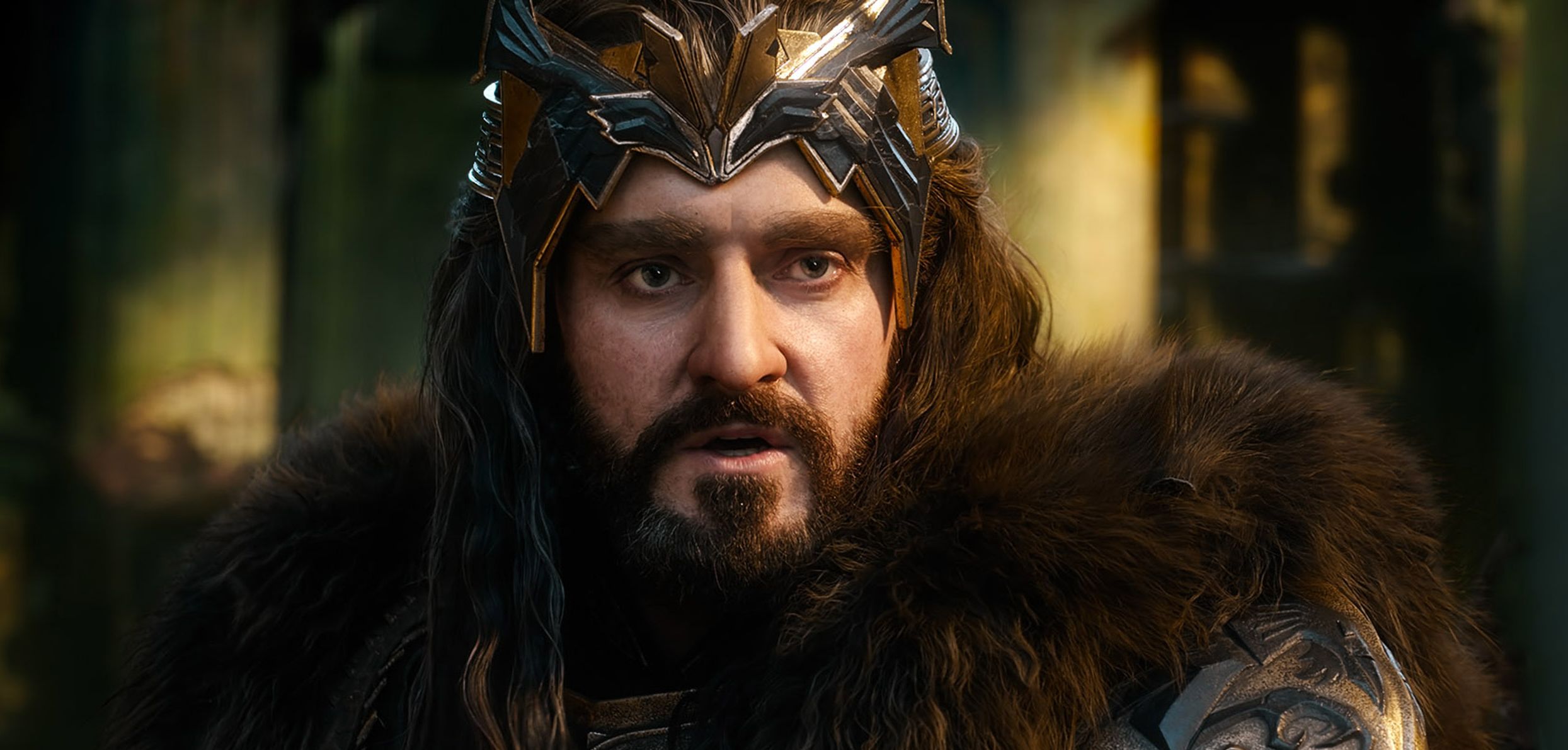 Thorin Oakenshield close-up in The Battle of the Five Armies