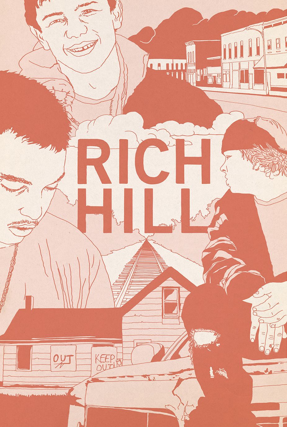 Rich Hill drawn poster art