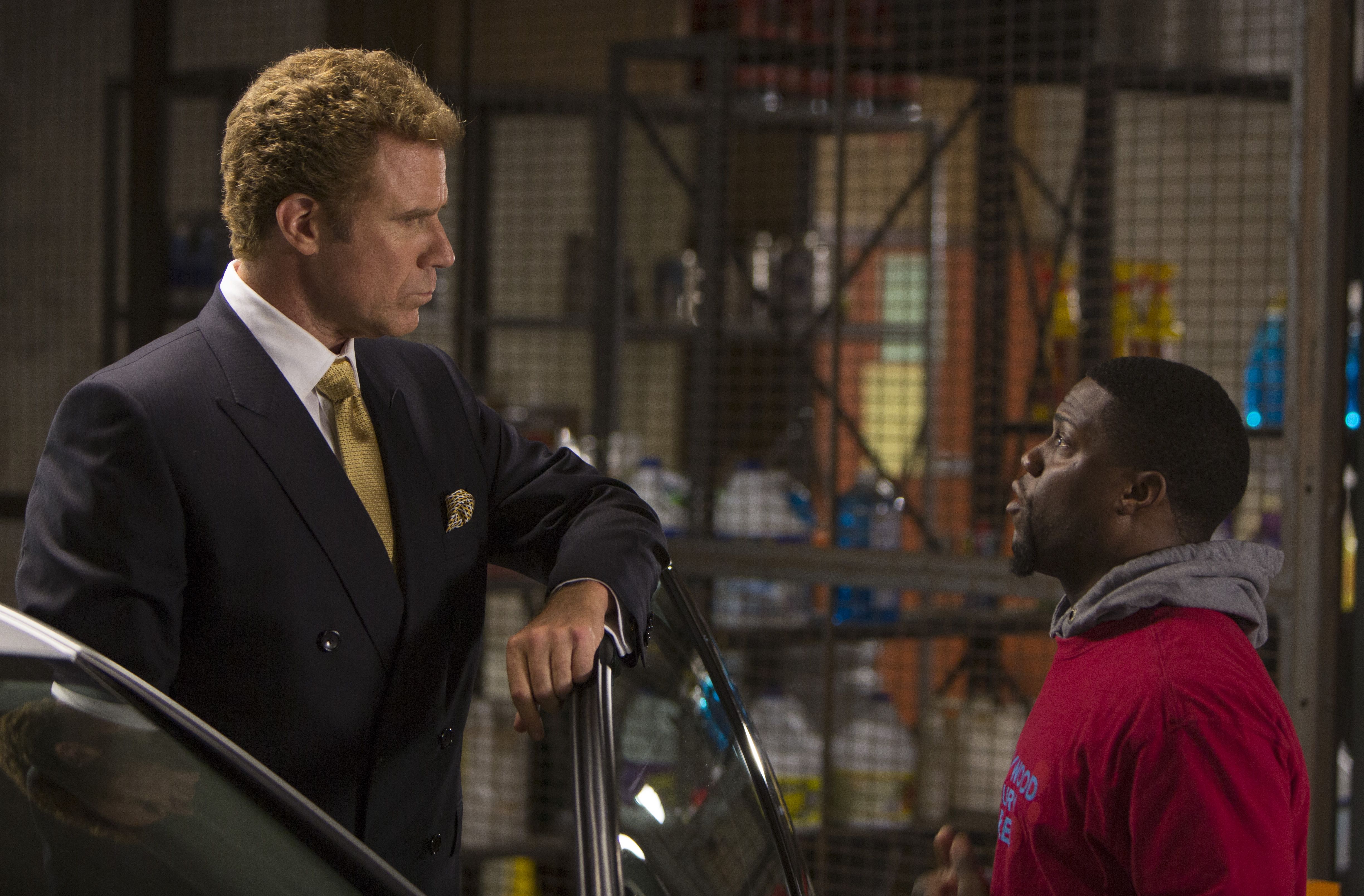 Will Ferrell and Kevin Hart length difference - Get Hard