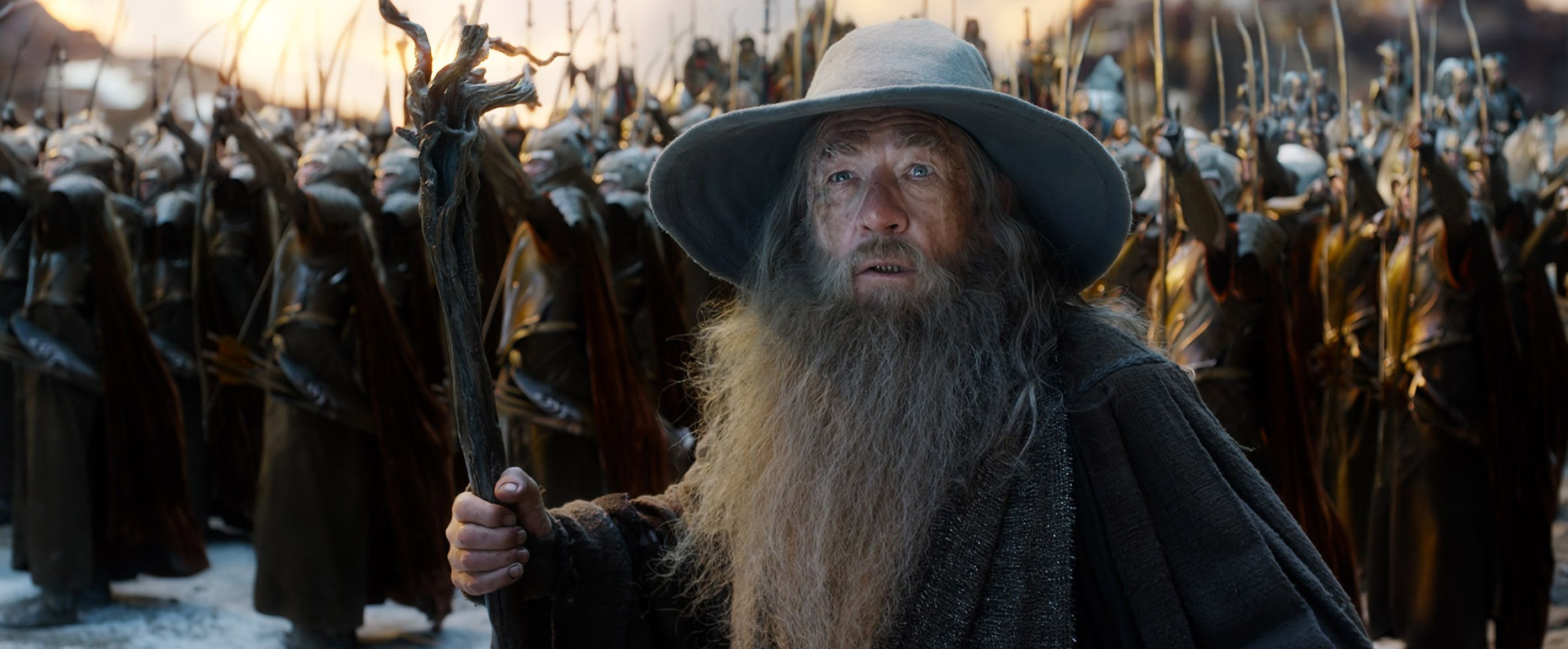 Gandalf and army - The Battle of the Five Armies
