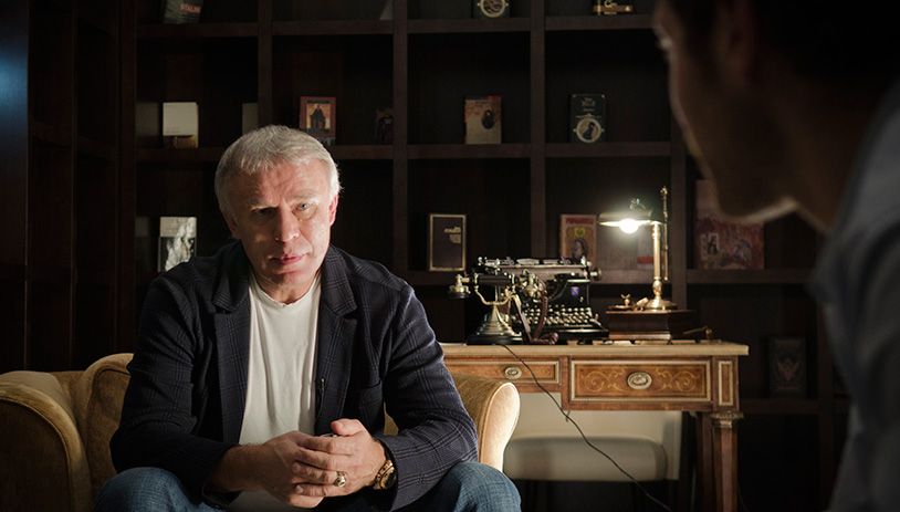 Slava Fetisov interviewed in the documentary Red Army