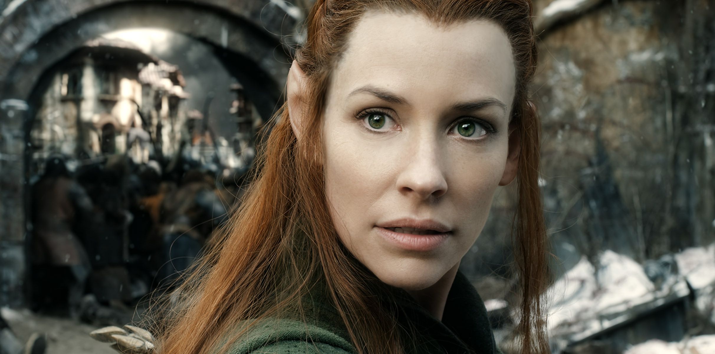 Evangeline Lilly as Tauriel close-up - The Battle of the Fiv