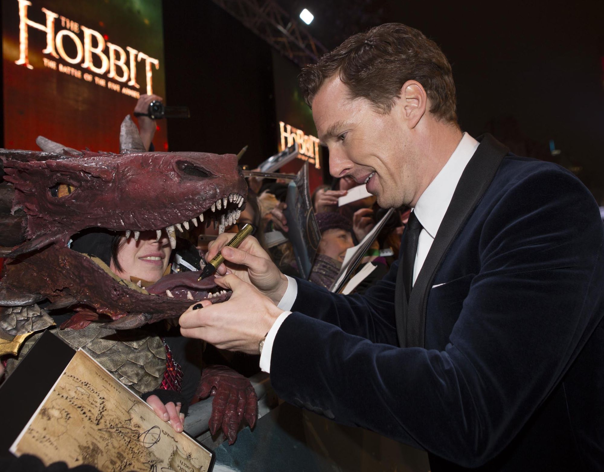 Benedict Cumberbatch at The Hobbit: The Battle of the Five Armies