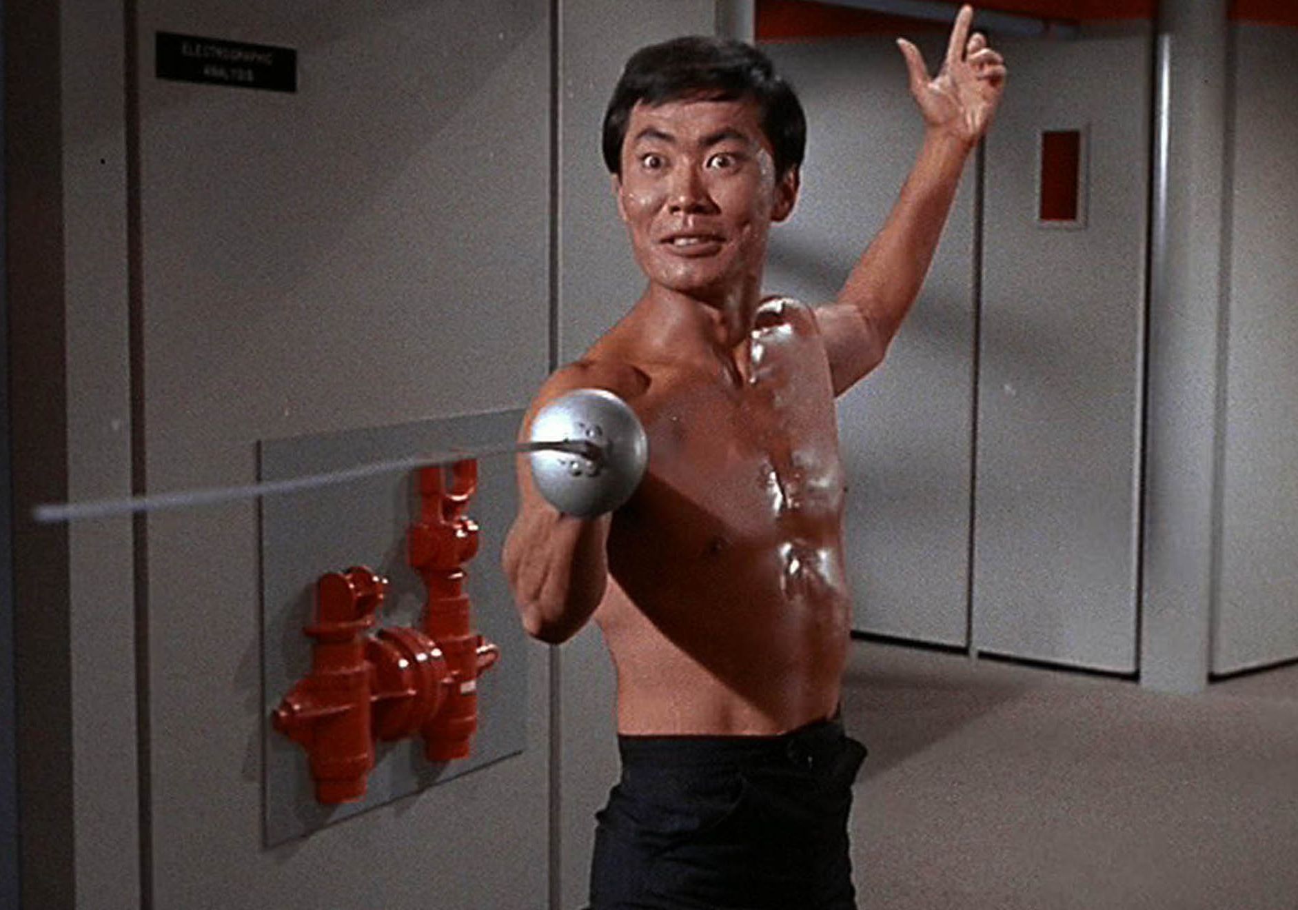George Takei fencing