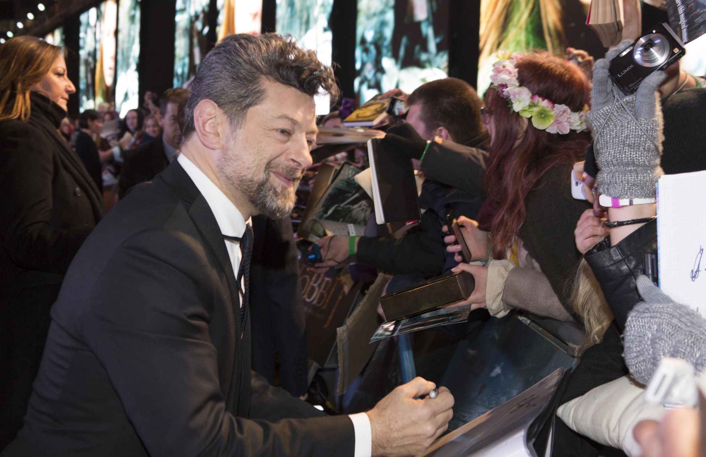 Andy Serkis at The Hobbit: The Battle of the Five Armies premiere