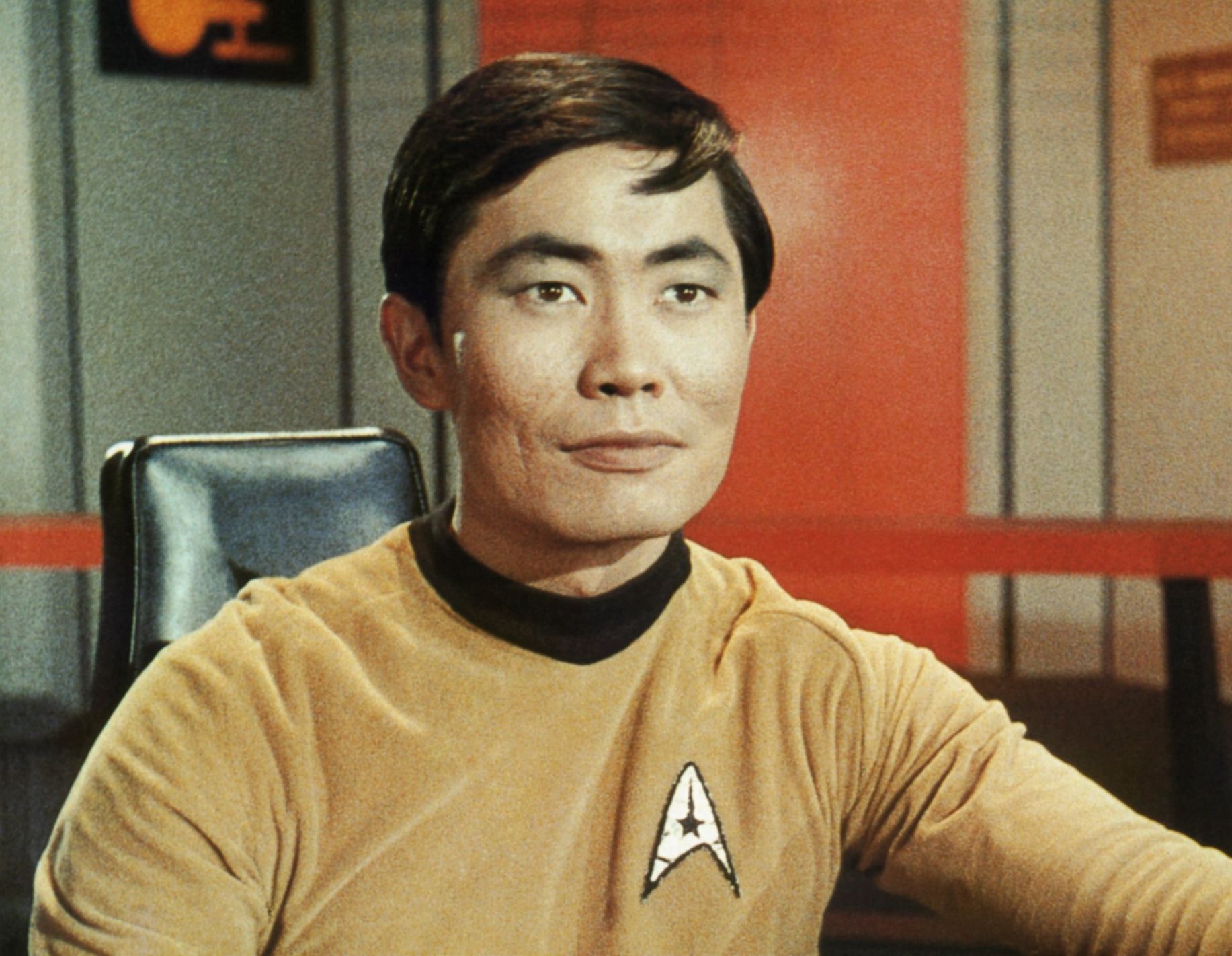 Takei as Hikaru Sulu from the classic Star Trek