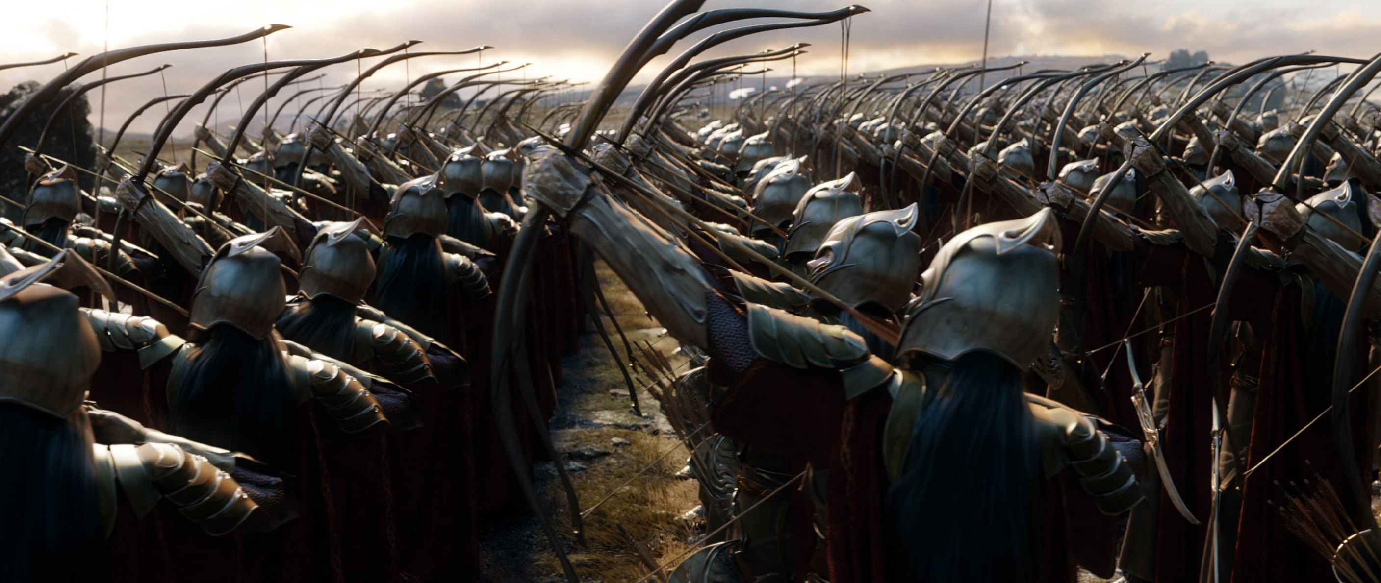 Army ready to shoot arrows - The Battle of the Five Armies