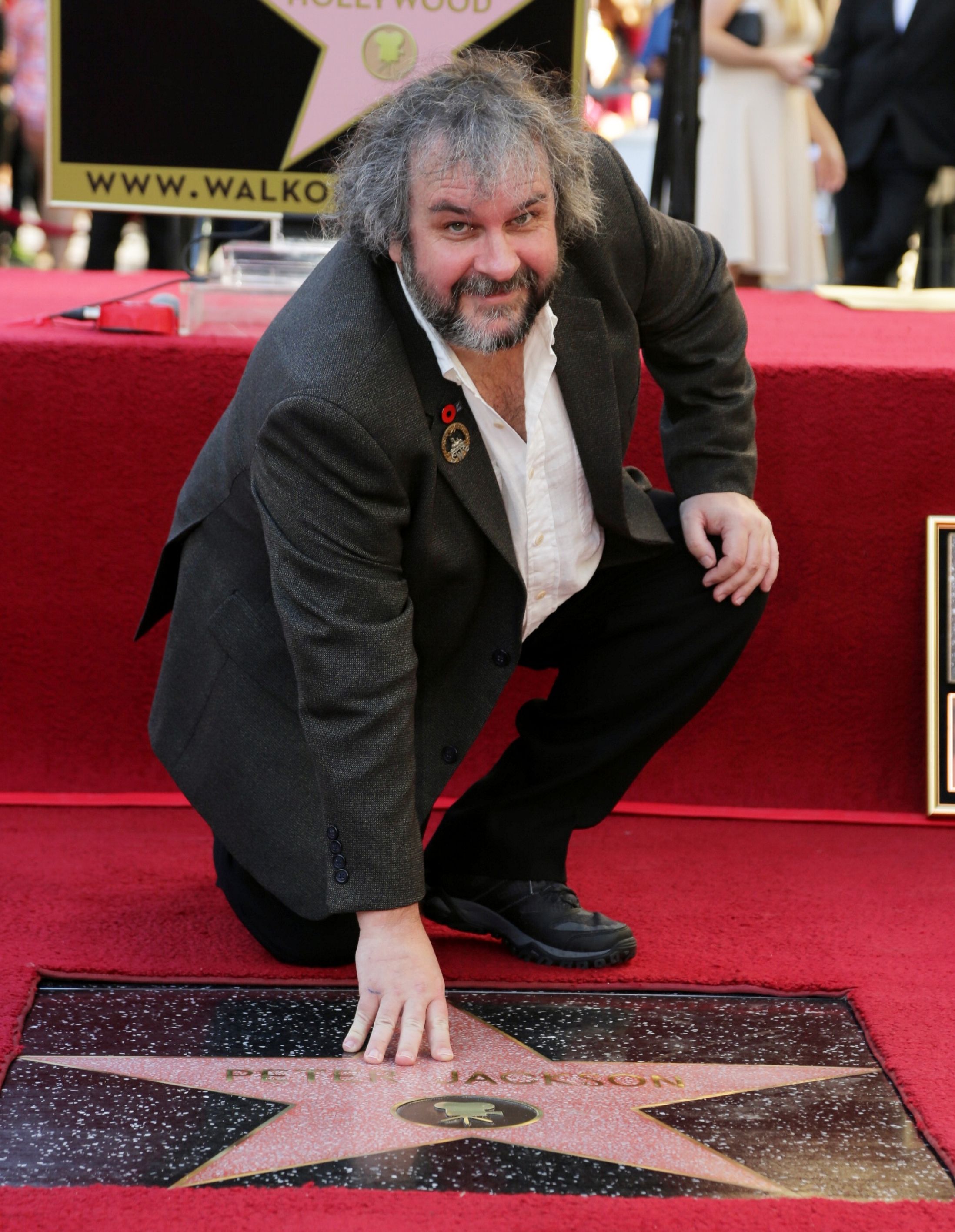 Peter Jackson and his Walk of Fame Star