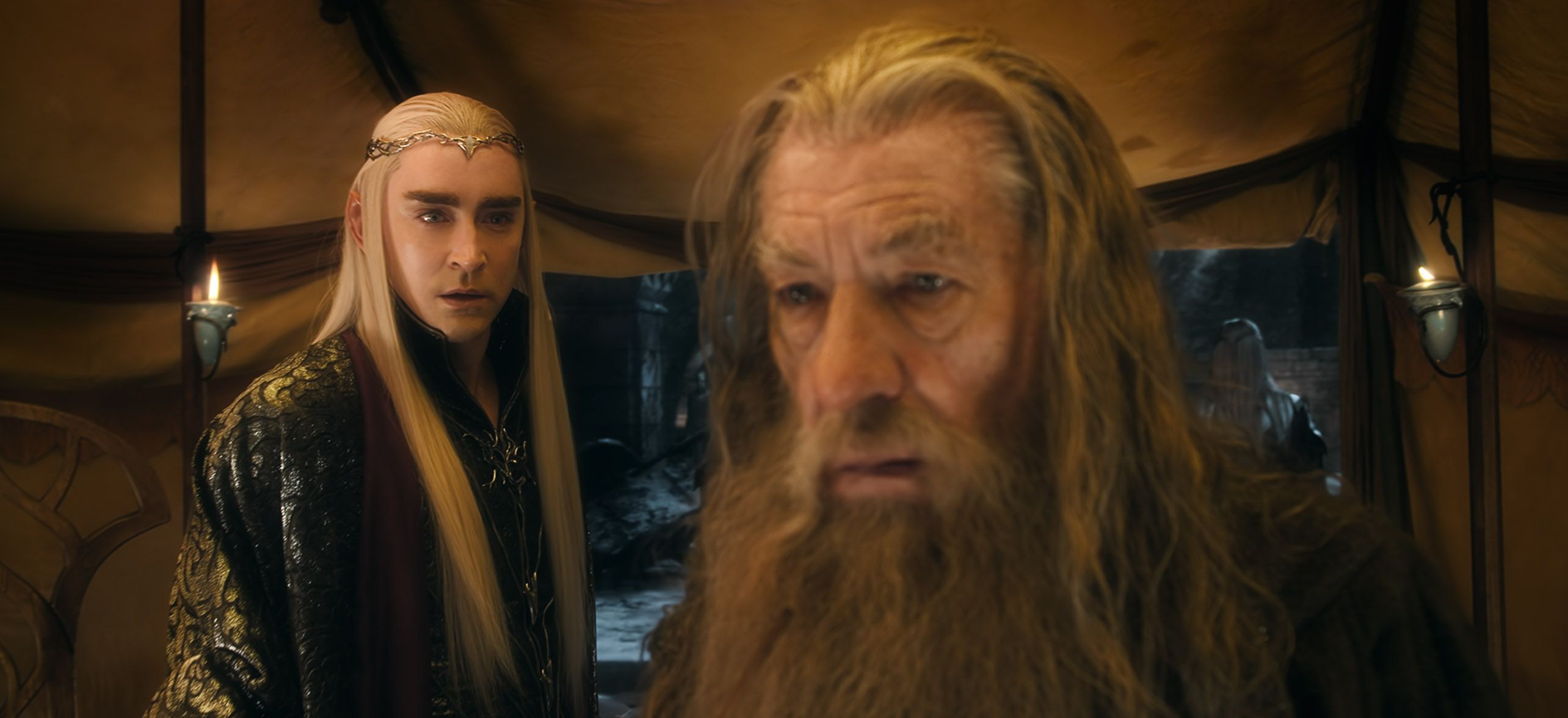 Thranduil and Gandalf - The Battle of the Five Armies