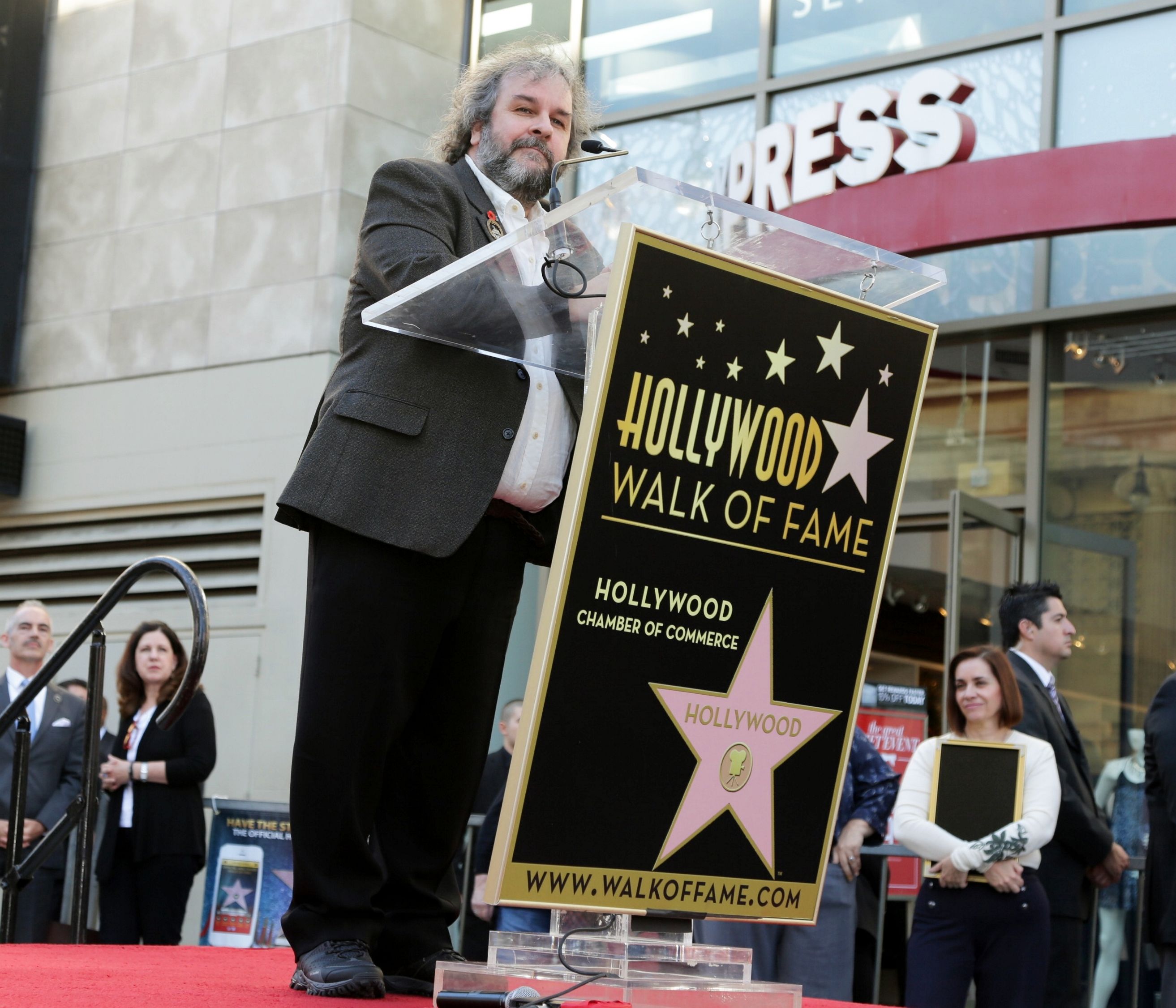 Peter Jackson speech Walk of Fame Star
