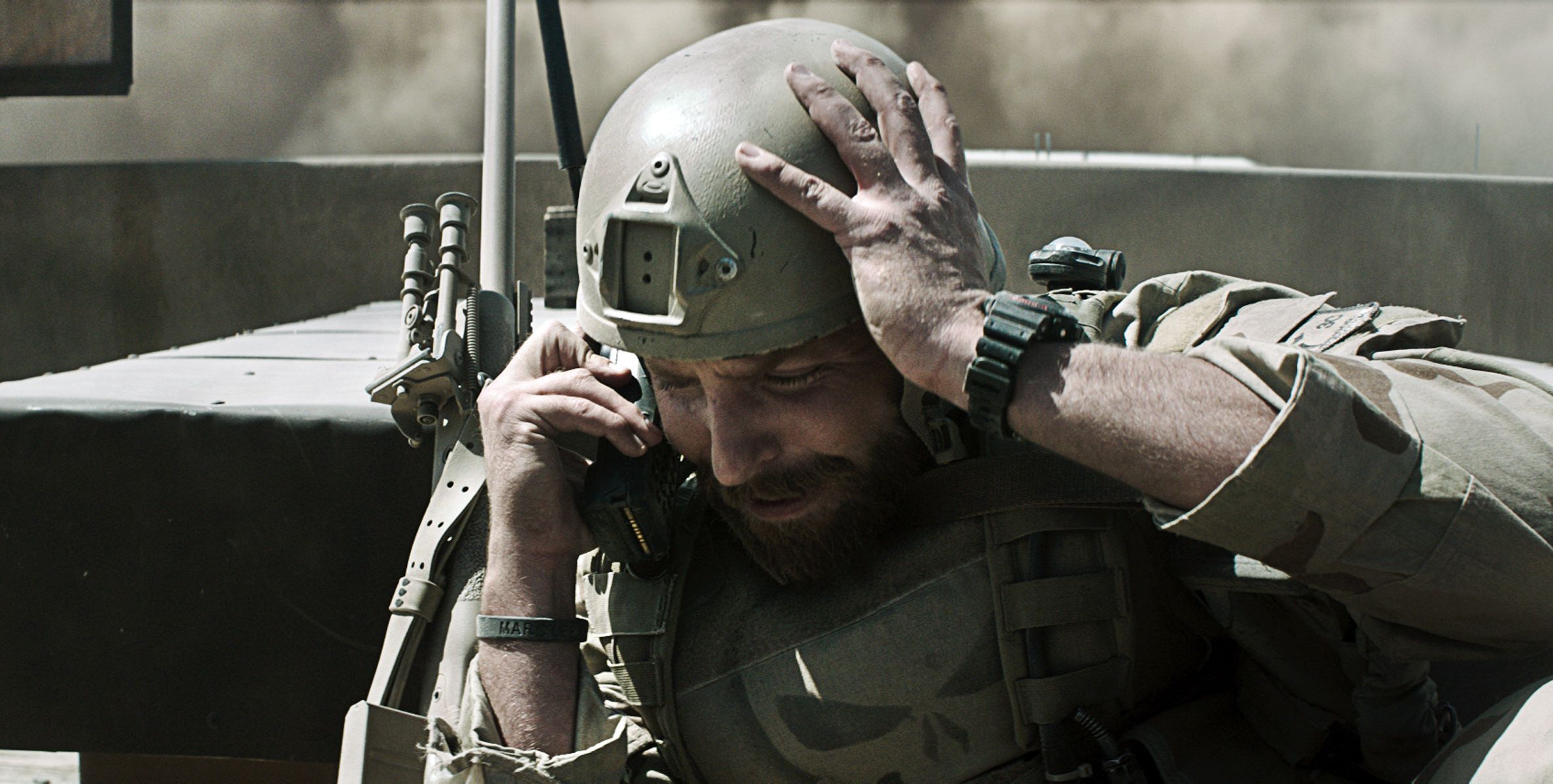 Bradley Cooper losing it - American Sniper