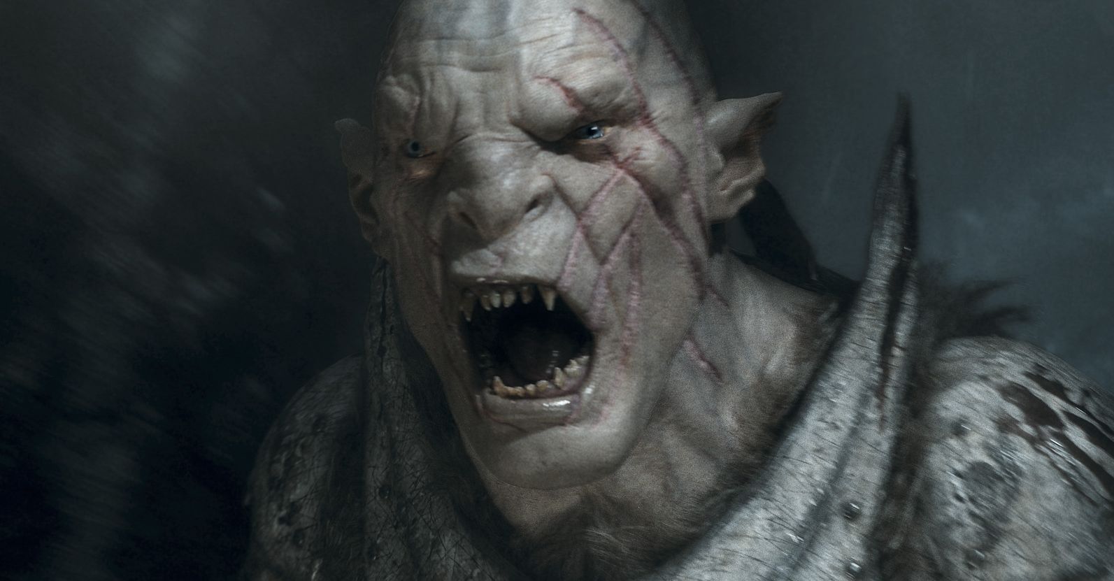 Azog screams